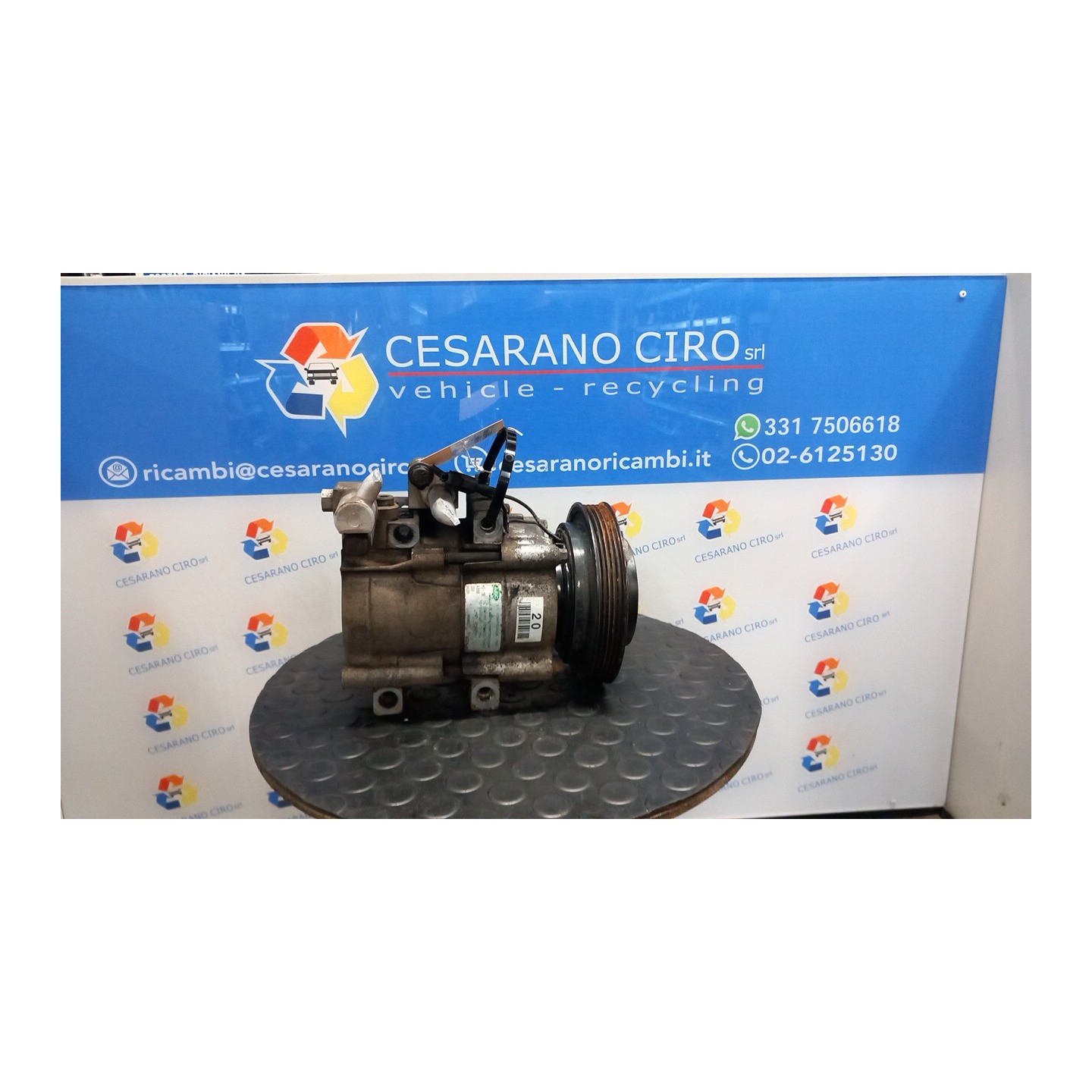 COMPRESSORE A/C 080 HYUNDAI TERRACAN (12/01-12/07) J3 97610H1021