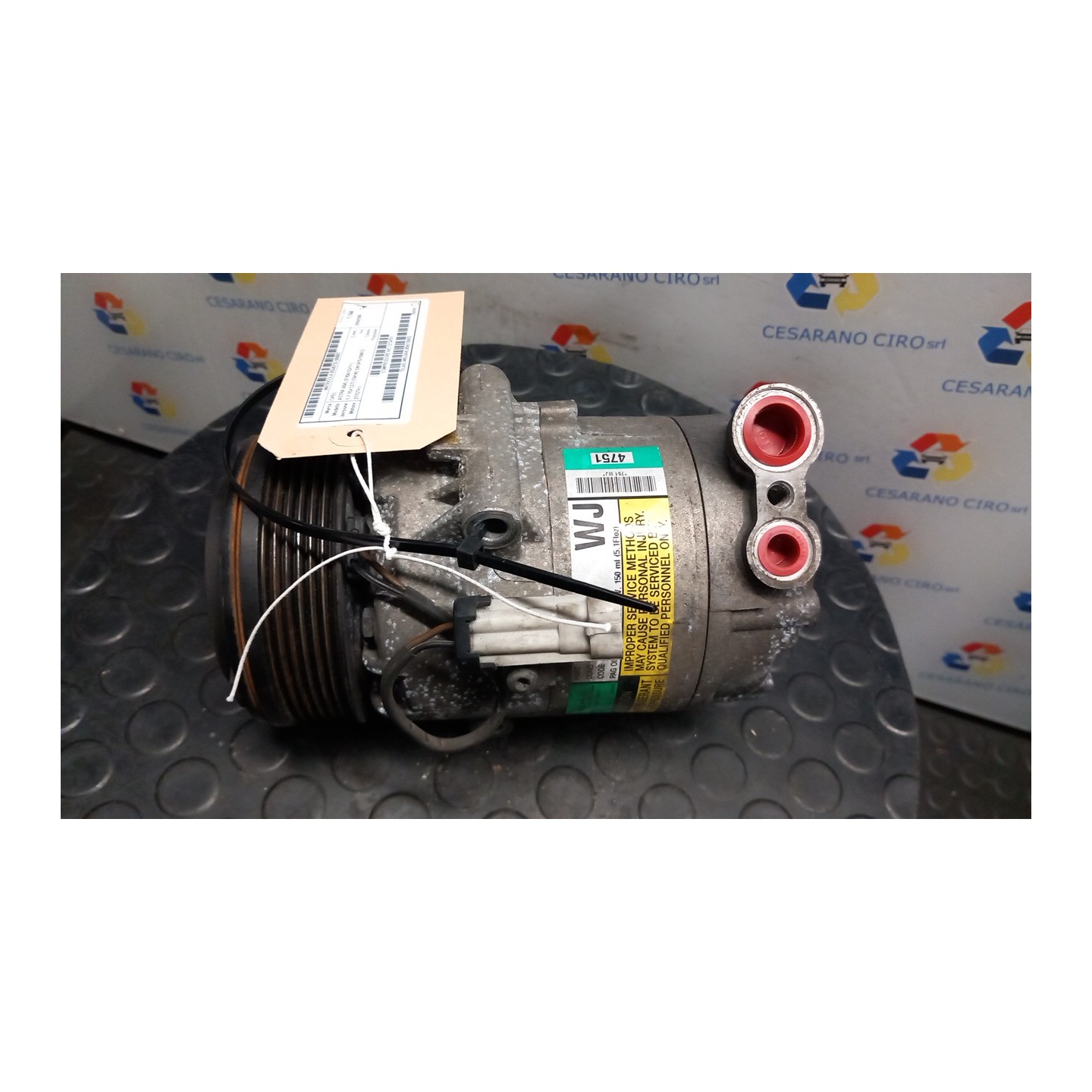 COMPRESSORE A/C 007 OPEL ASTRA (A04) (01/04-03/11) Z17DTH 13124751