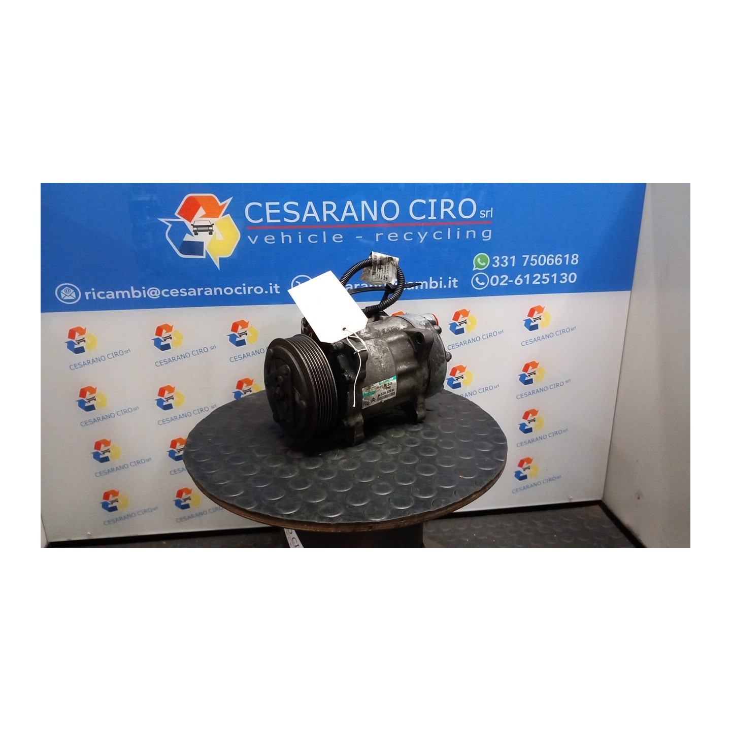 COMPRESSORE A/C 026 FIAT SCUDO (2X) (12/03-11/06) RHZ 9659231080