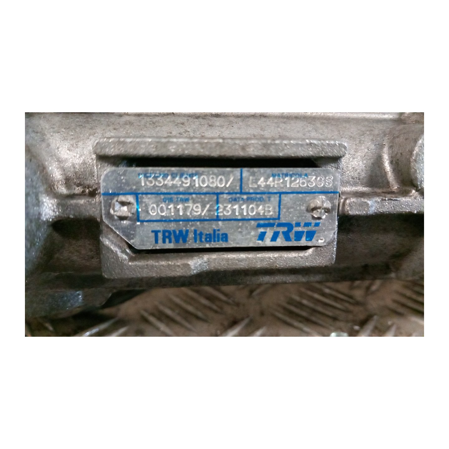 SCATOLA STERZO 034 FIAT SCUDO (2X) (12/03-11/06) RHX 1316285080