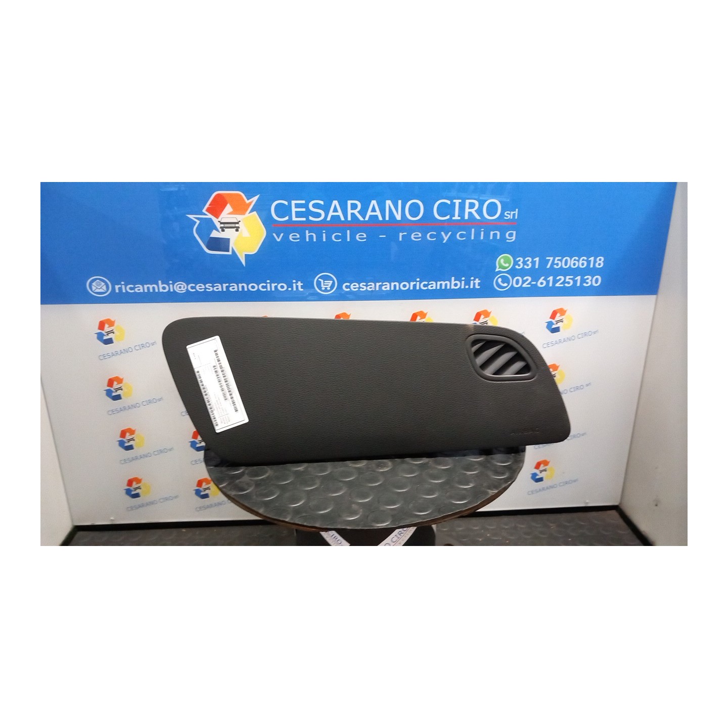 DISPOSITIVO AIRBAG LATO PASSEGGERO 016 VOLKSWAGEN POLO (6R) (05/09-10/14) CGG 6R0880204A