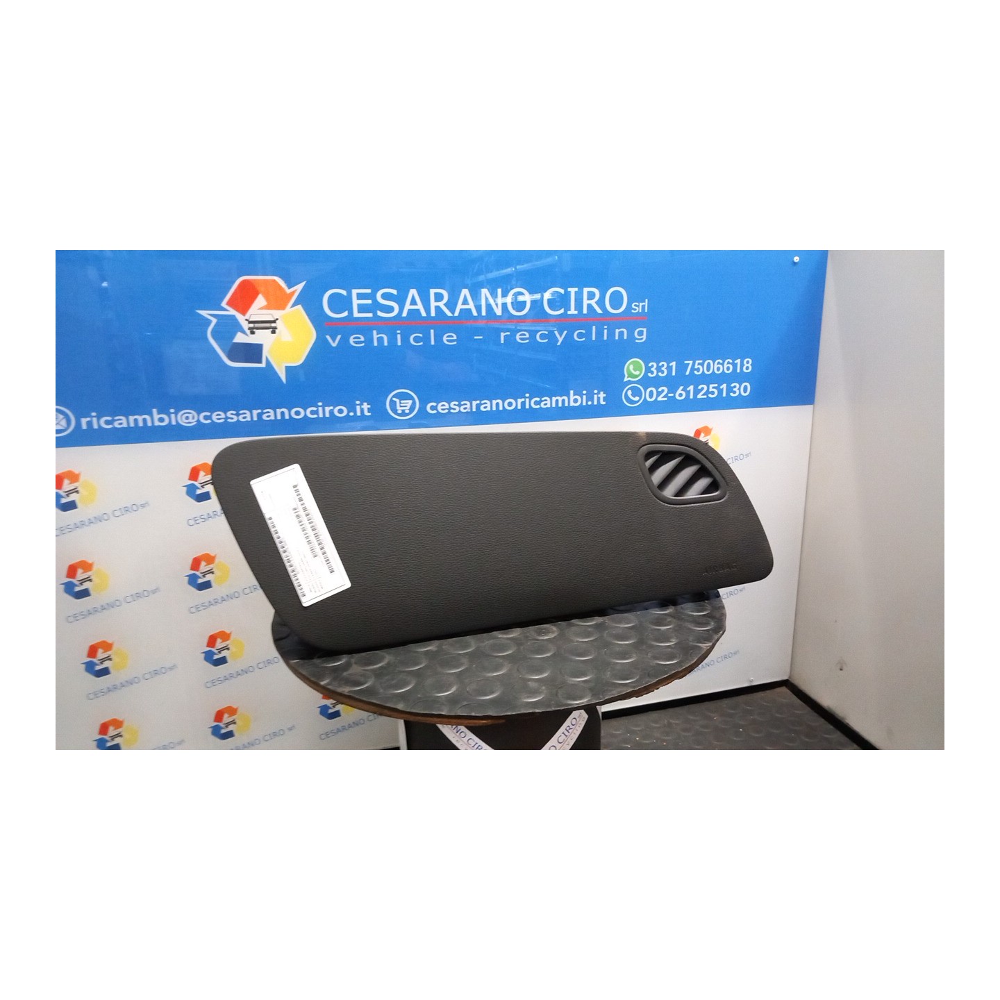 DISPOSITIVO AIRBAG LATO PASSEGGERO 016 VOLKSWAGEN POLO (6R) (05/09-10/14) CGG 6R0880204A