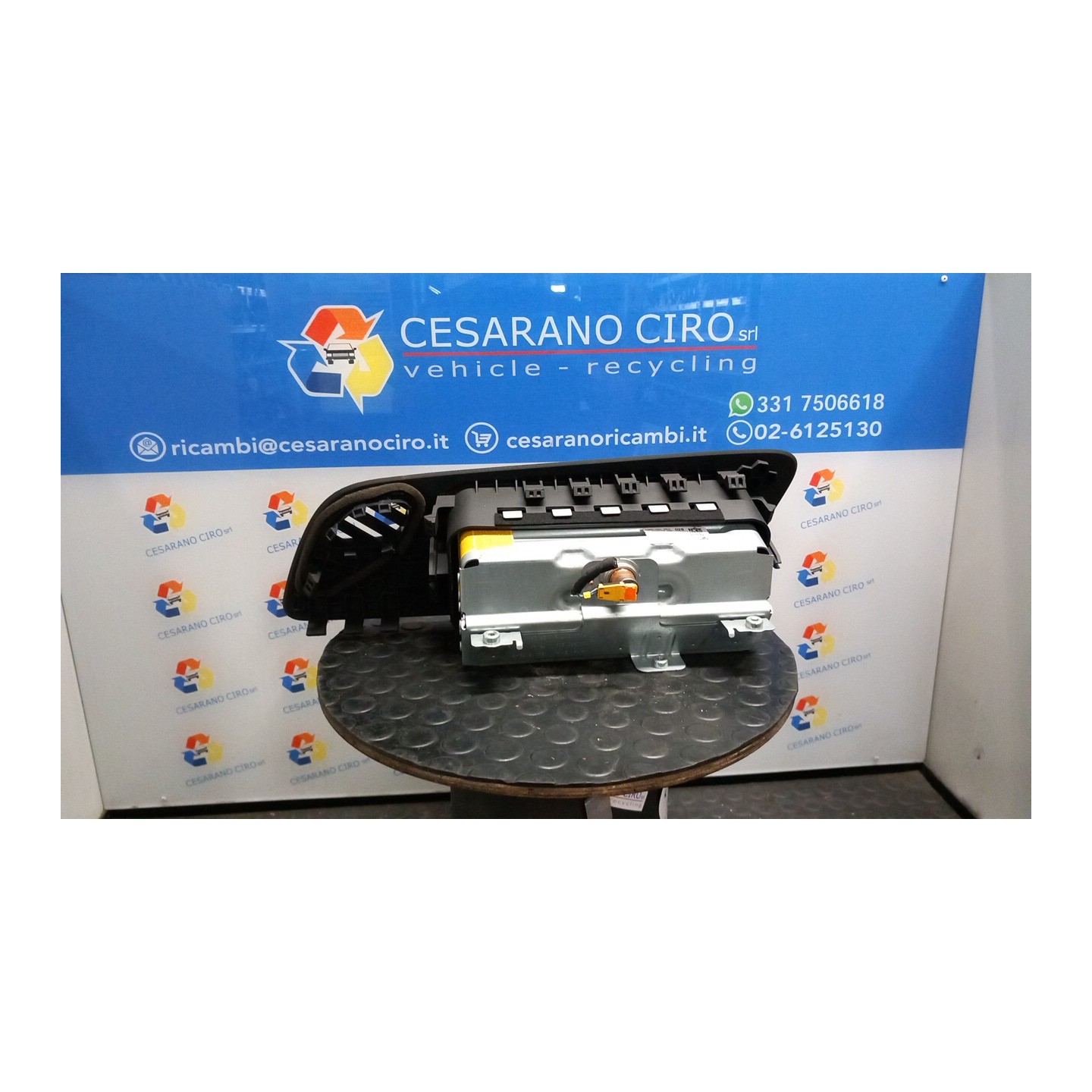 DISPOSITIVO AIRBAG LATO PASSEGGERO 016 VOLKSWAGEN POLO (6R) (05/09-10/14) CGG 6R0880204A