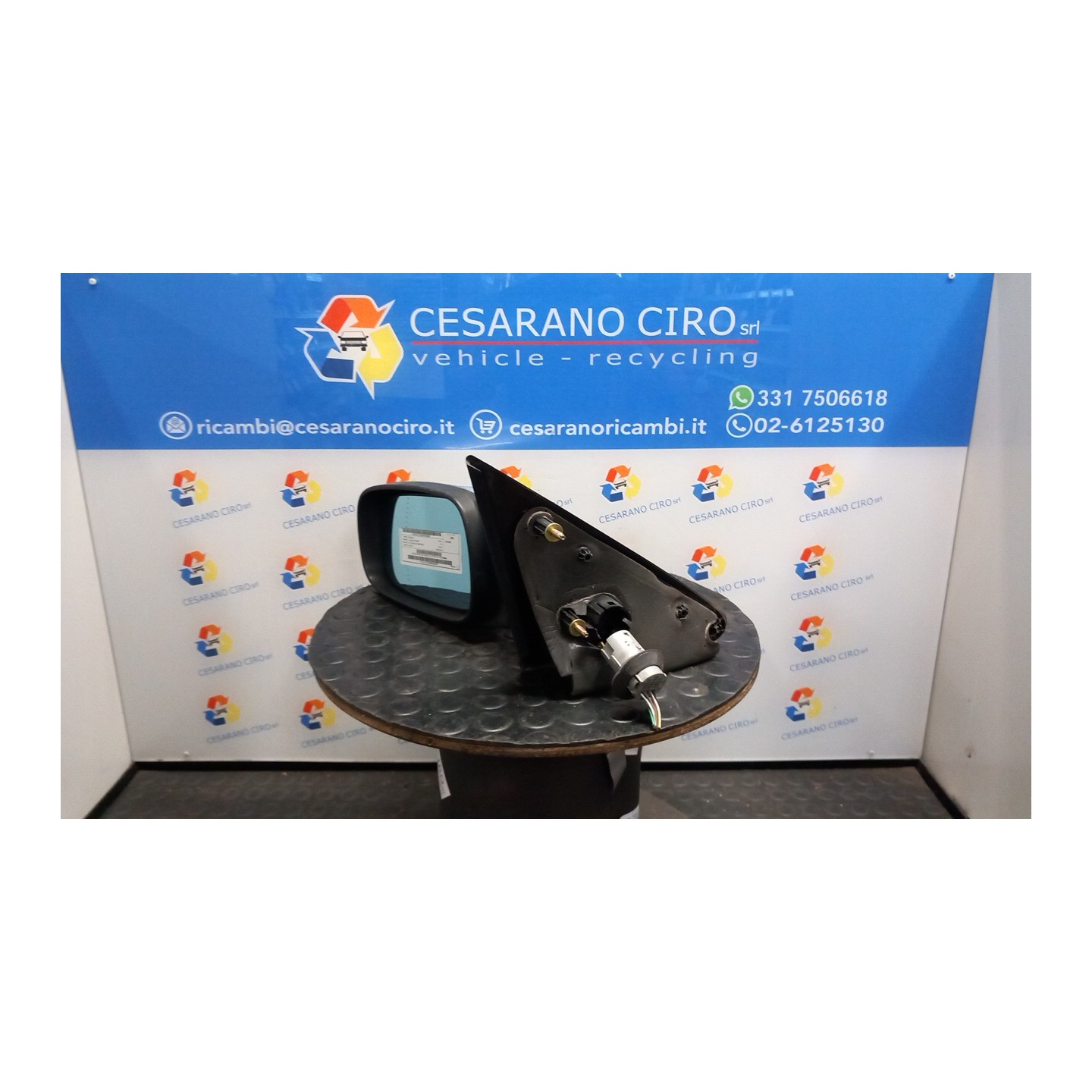 RETROVISORE EST. REGOLAZ. ELETTR. SX. 036 RENAULT LAGUNA 2A SERIE (03/01-09/07) F4PC7 7701049058