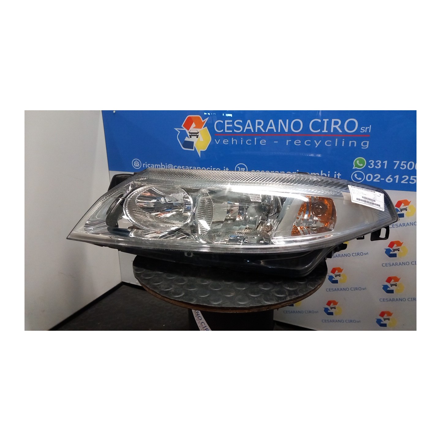 PROIETTORE SX. 038 RENAULT LAGUNA 2A SERIE (03/01-09/07) F4PC7 7701048927