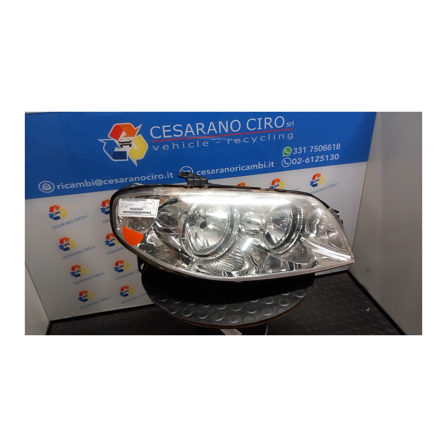 PROIETTORE DX. 005 FIAT PUNTO (2U) (07/03-01/07) 188A4000 51760025