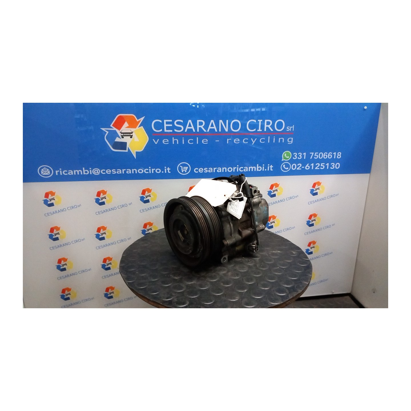 COMPRESSORE A/C 009 FIAT PUNTO 1A SERIE (11/93-10/99) 176A8000 7765865