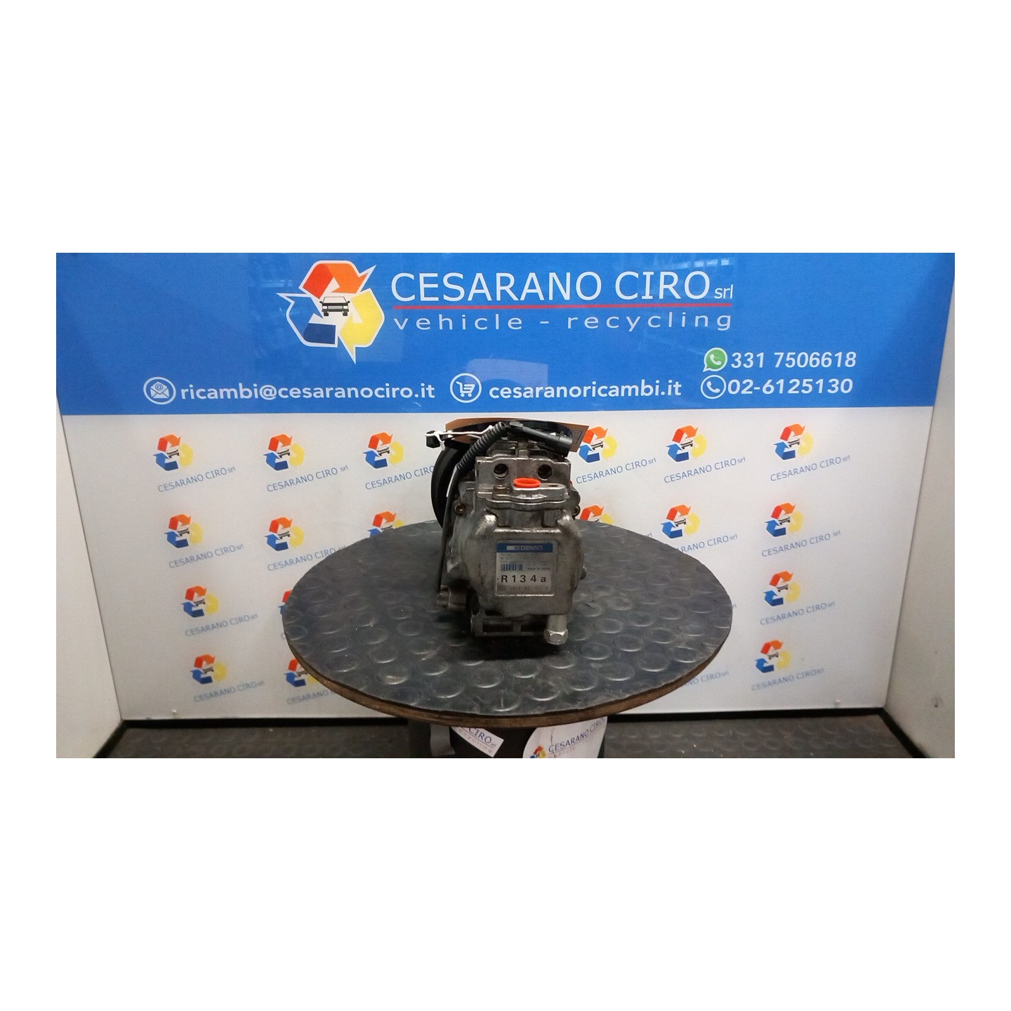 COMPRESSORE A/C 009 FIAT PUNTO 1A SERIE (11/93-10/99) 176A8000 7765865