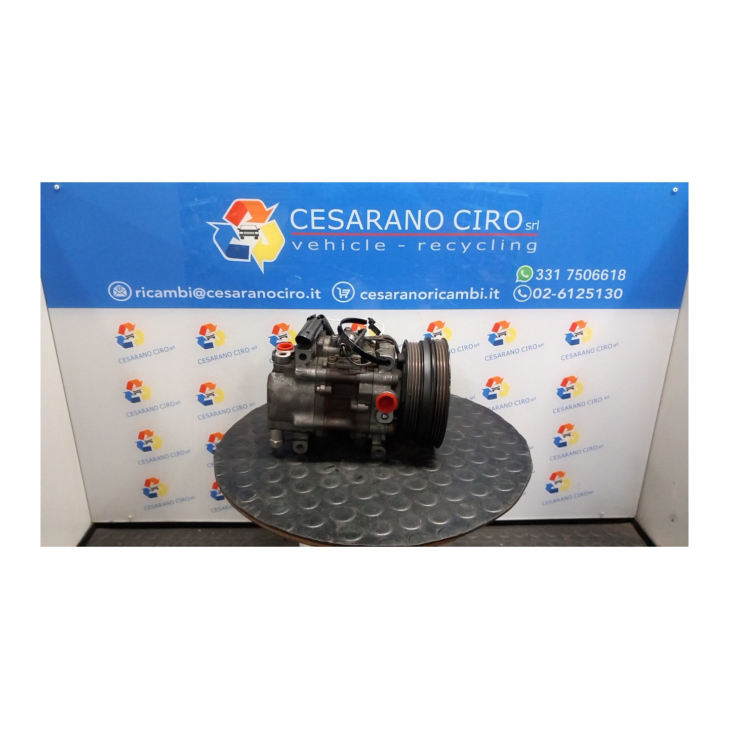 COMPRESSORE A/C 009 FIAT PUNTO 1A SERIE (11/93-10/99) 176A8000 7765865