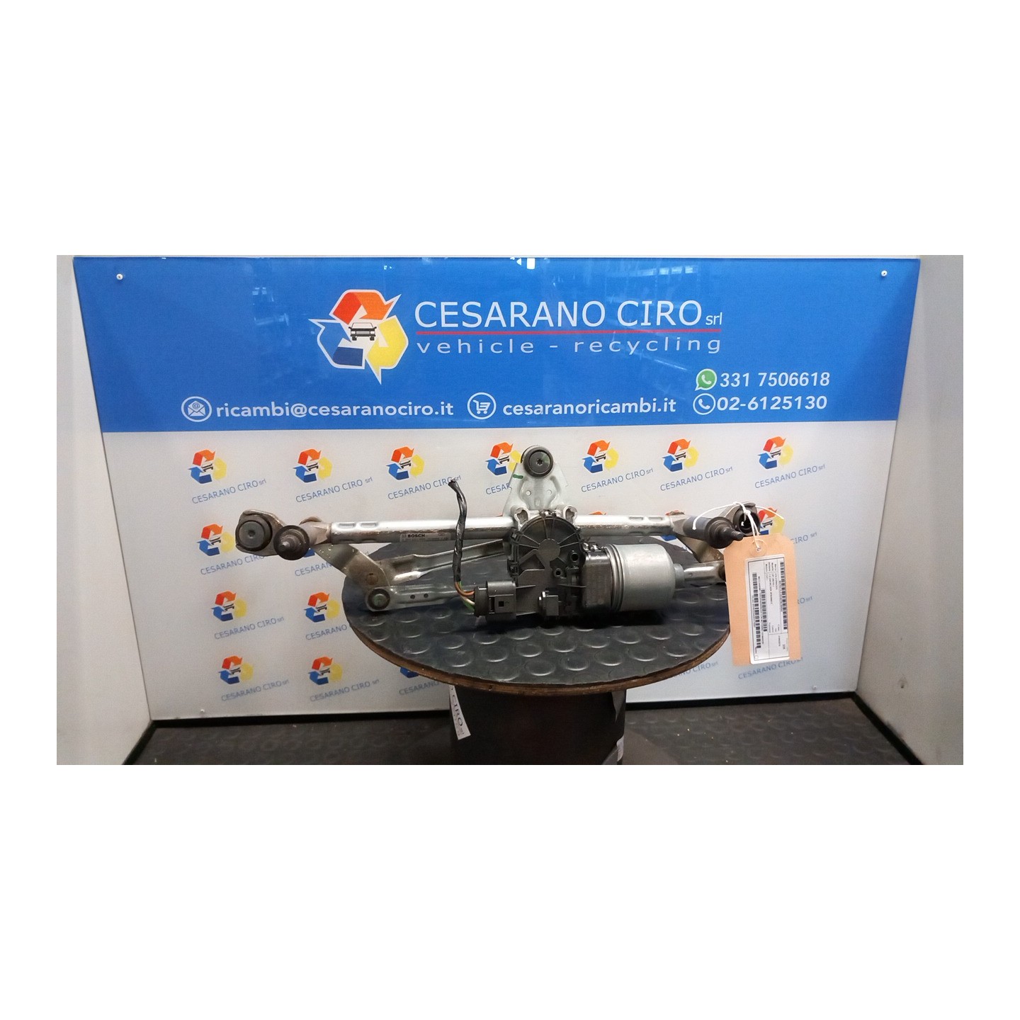 MECCANISMO TERGIPARABREZZA CON MOTORINO 043 VOLKSWAGEN UP! (06/16-) CHY 1S1955023D