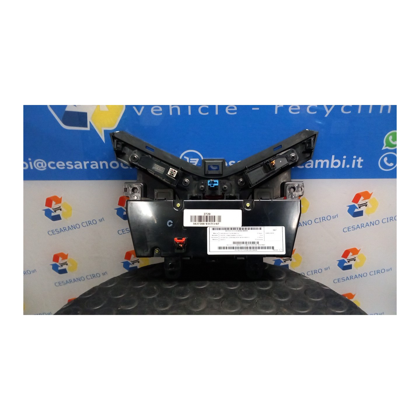 BLOCCO COMANDO CLIMATIZZAZIONE 066 CHEVROLET (DAEWOO) CRUZE (J300) (04/09-12/14) Z20S1 96933903