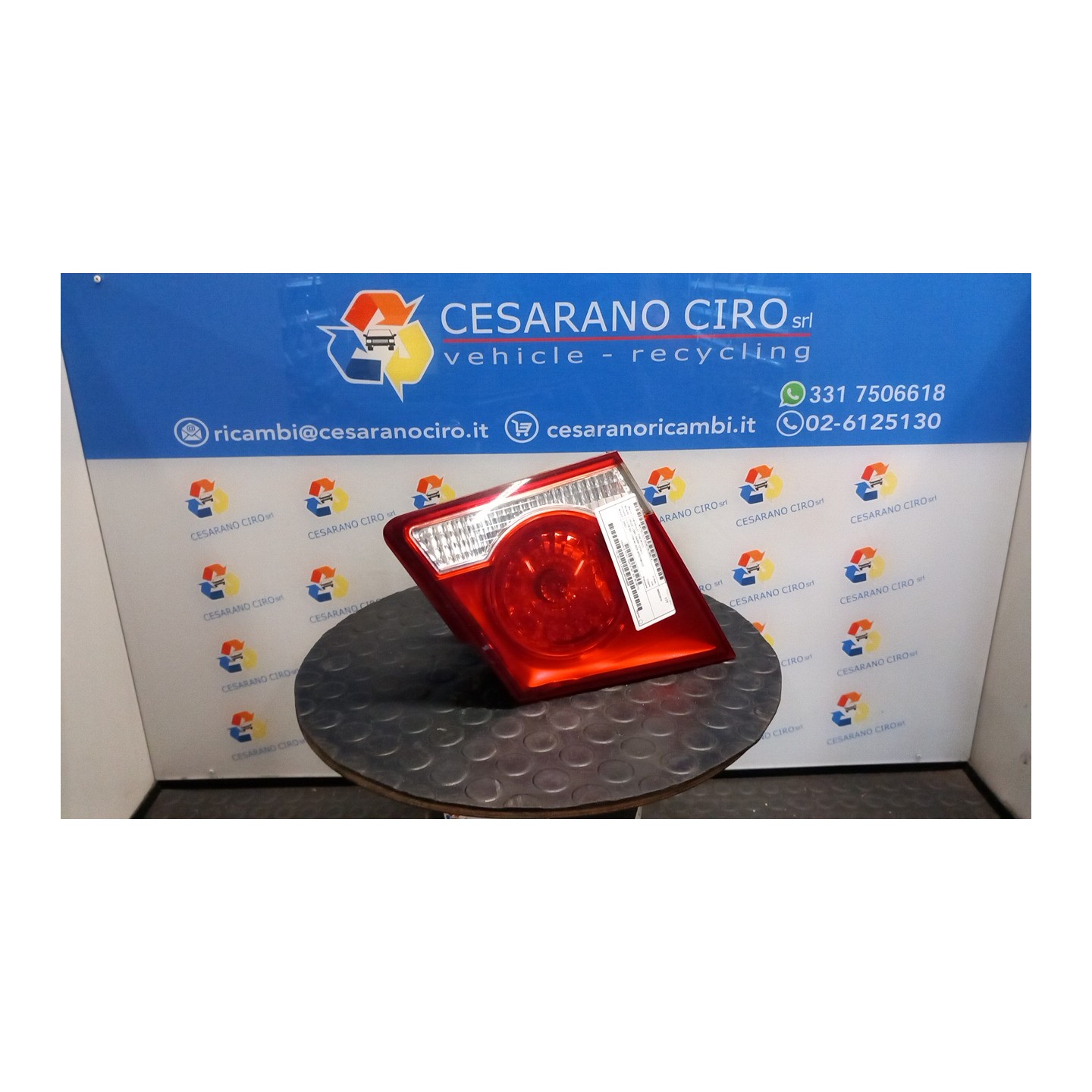 FANALE POST. PARTE INT. SX. 074 CHEVROLET (DAEWOO) CRUZE (J300) (04/09-12/14) Z20S1 95130772