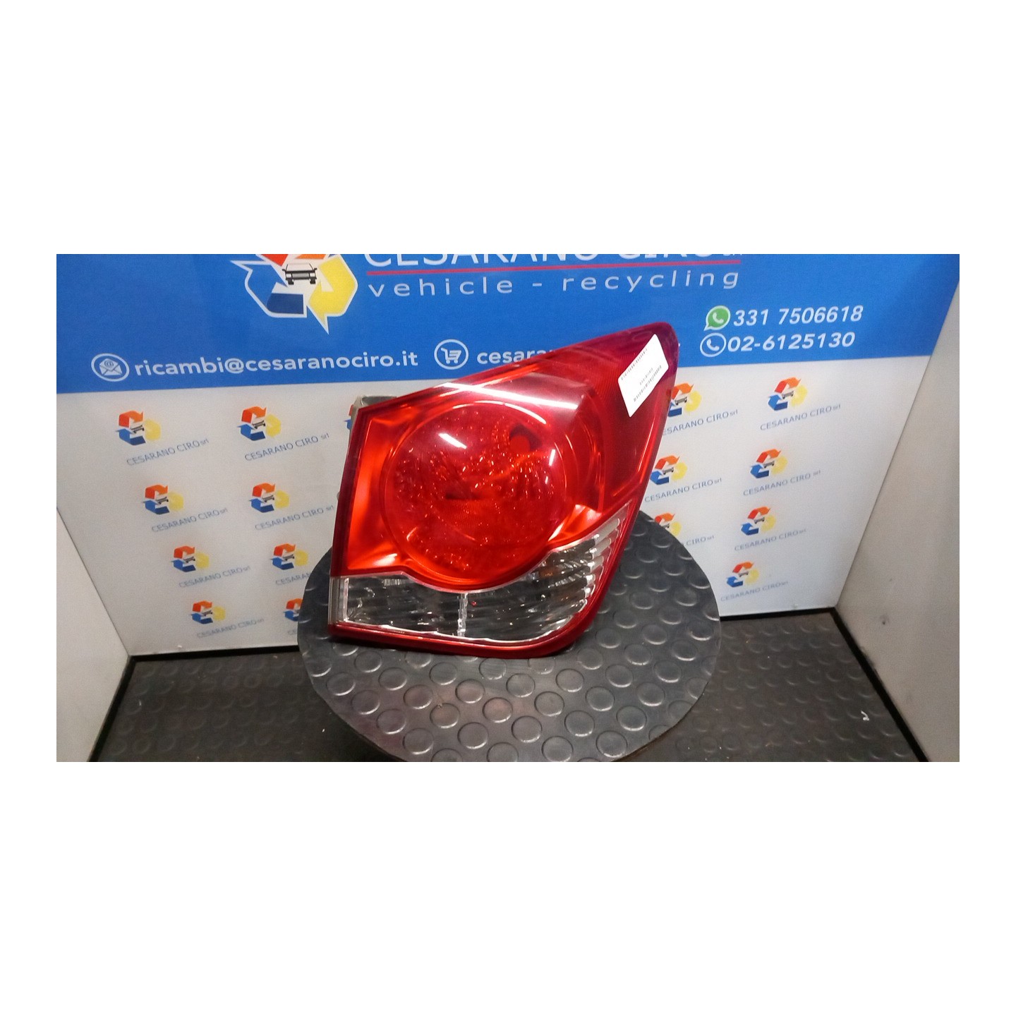FANALE POST. PARTE EST. DX. 075 CHEVROLET (DAEWOO) CRUZE (J300) (04/09-12/14) Z20S1 95393942