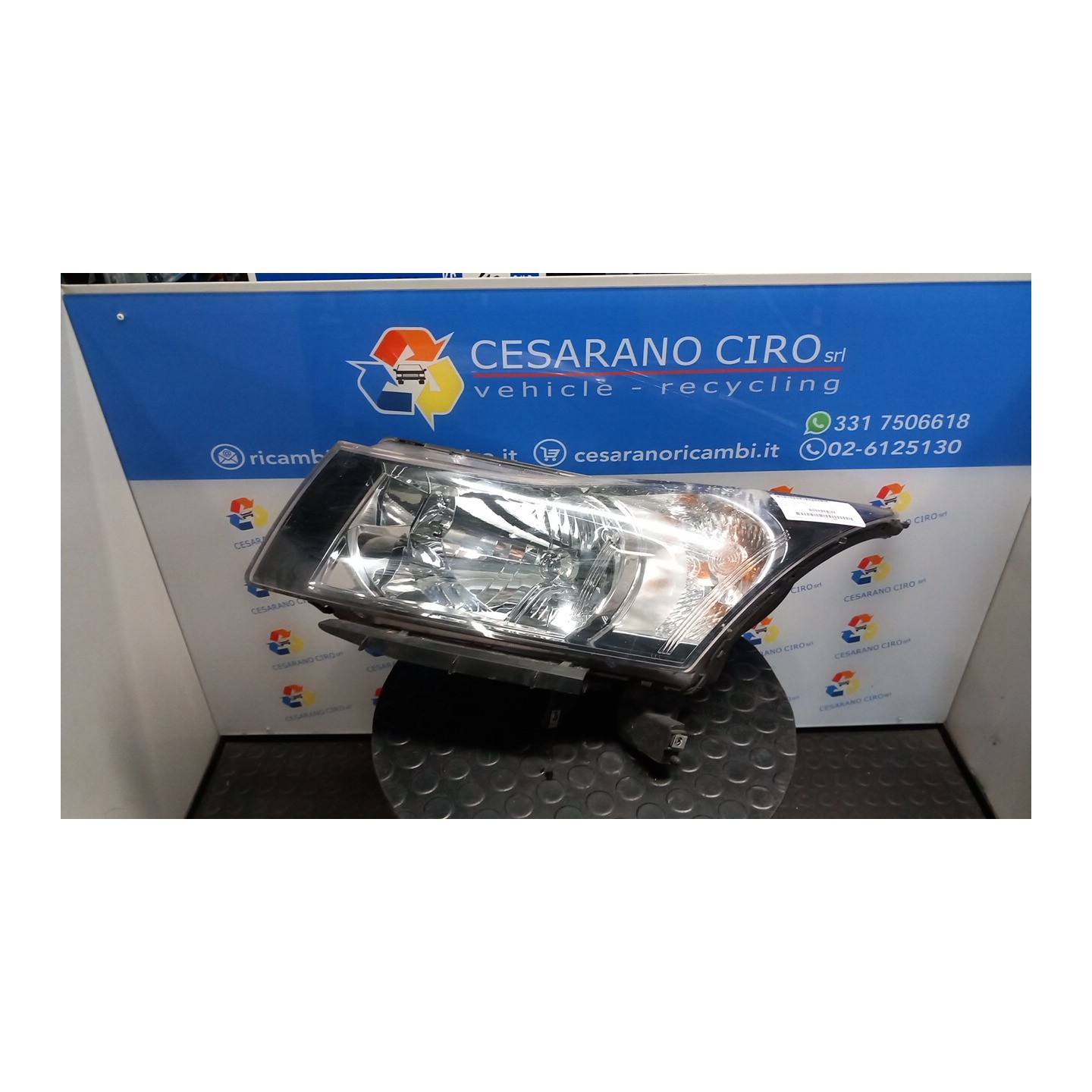 PROIETTORE SX. 078 CHEVROLET (DAEWOO) CRUZE (J300) (04/09-12/14) Z20S1 96828234