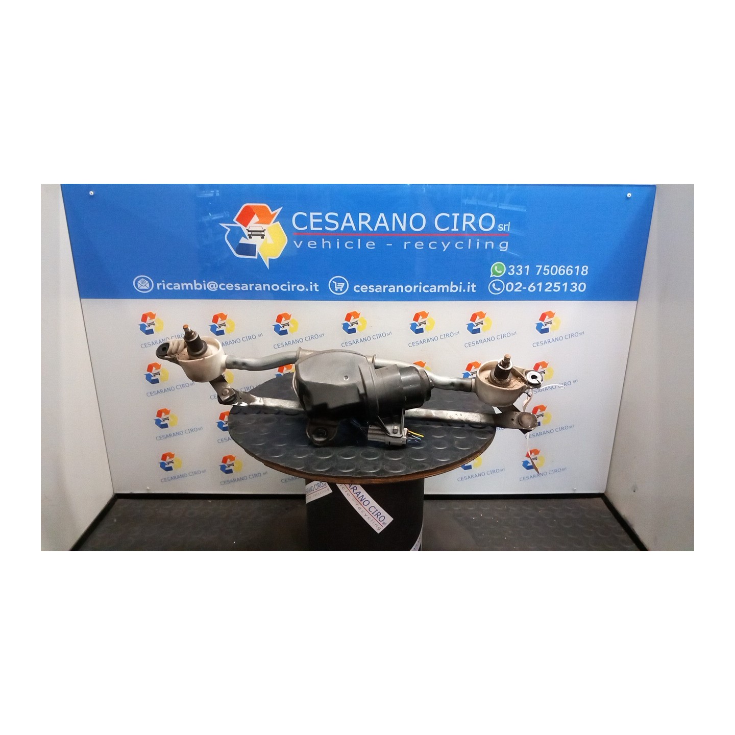 MECCANISMO TERGIPARABREZZA CON MOTORINO 022 OPEL AGILA (H08) (01/08-) K12B 95517286