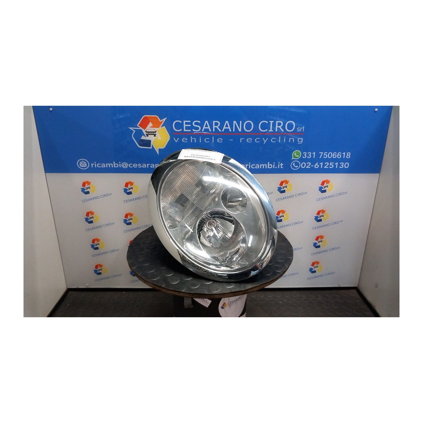 PROIETTORE SX. 019 MINI MINI (R50/R53) (07/01-07/06) W10B16A 63126911703