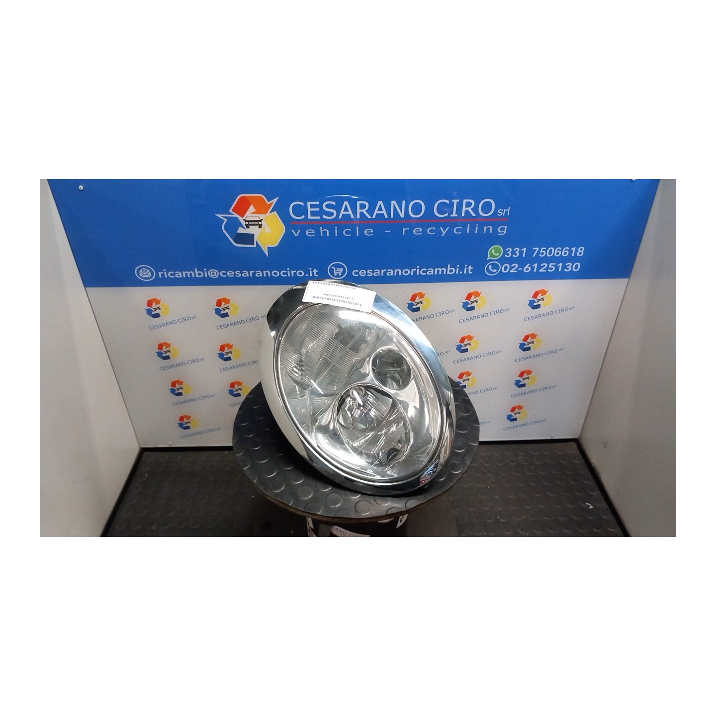 PROIETTORE SX. 019 MINI MINI (R50/R53) (07/01-07/06) W10B16A 63126911703