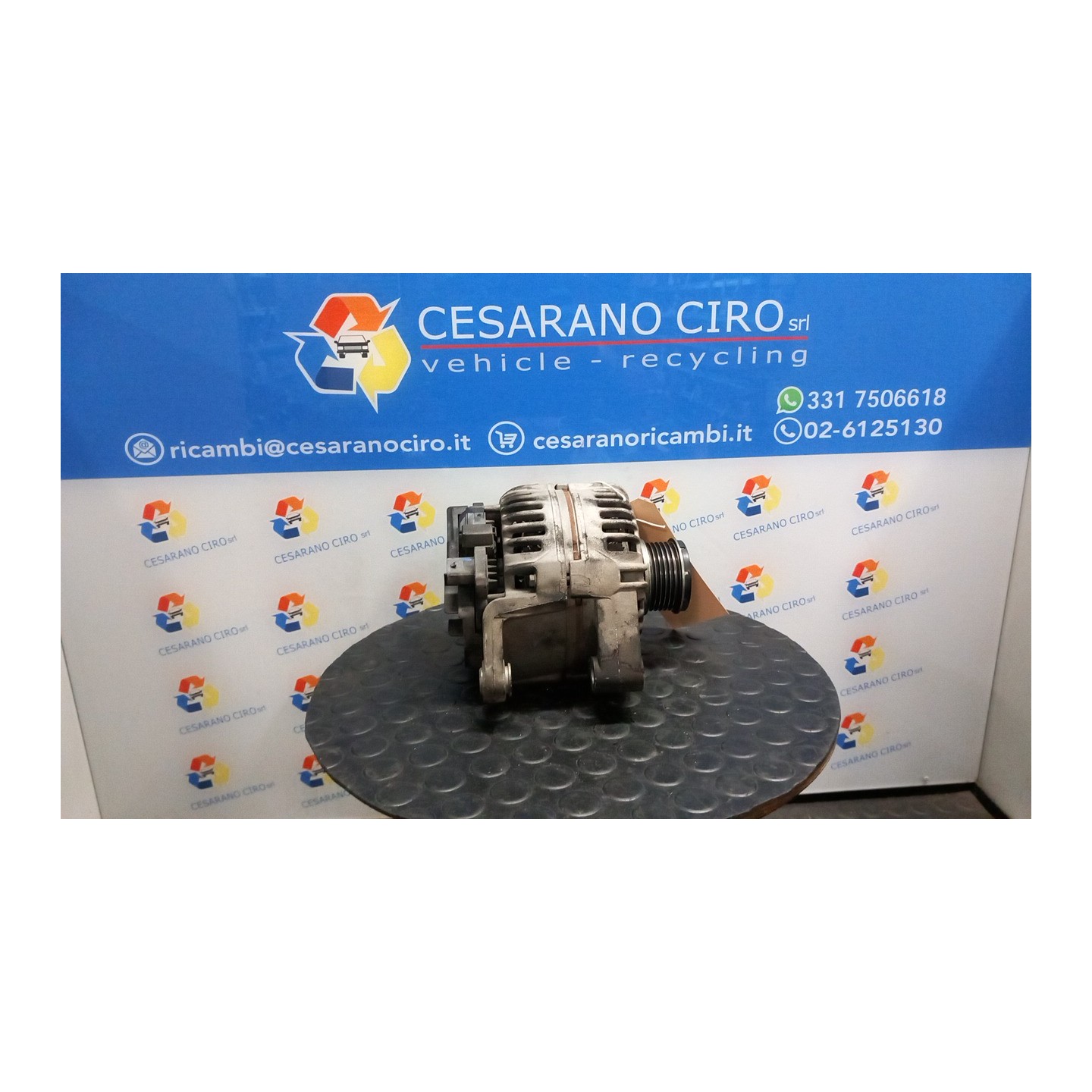 ALTERNATORE 100AMP 036 OPEL MERIVA (S10) (04/10-) A14NEL 13284408