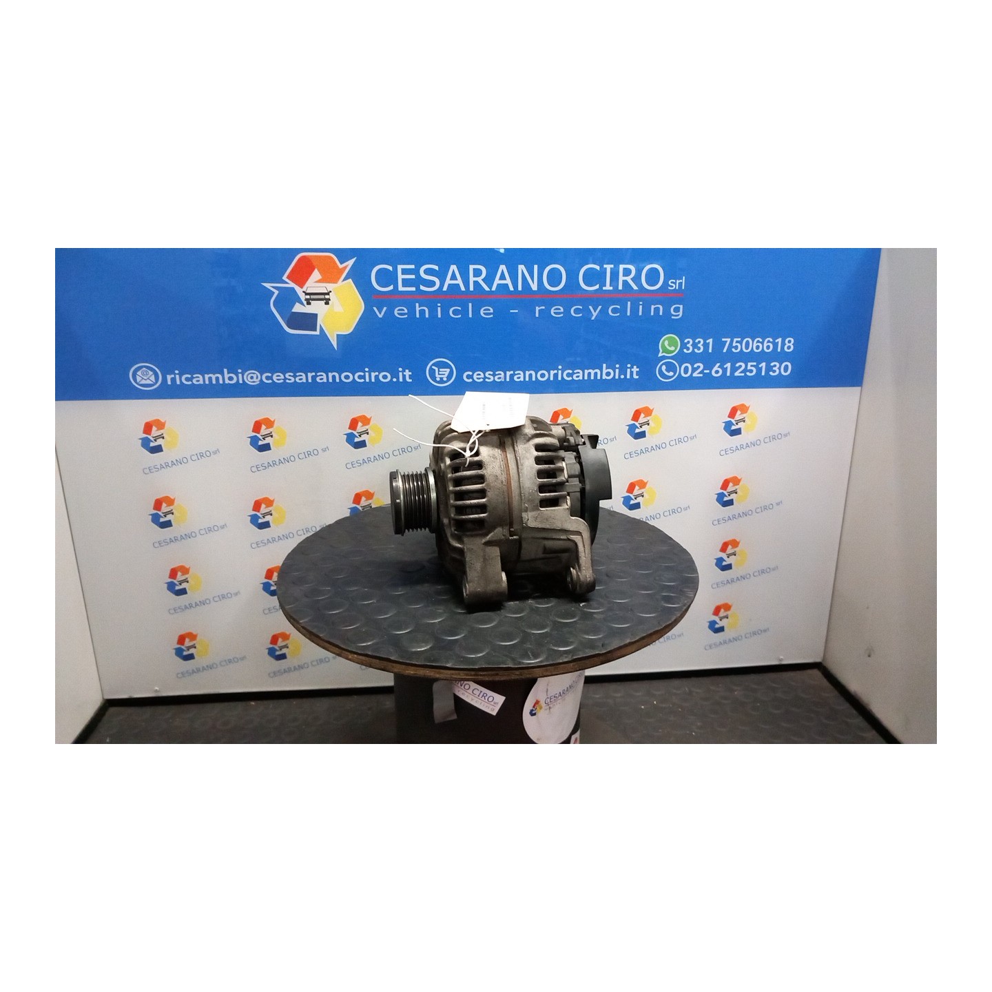 ALTERNATORE 100AMP 036 OPEL MERIVA (S10) (04/10-) A14NEL 13284408