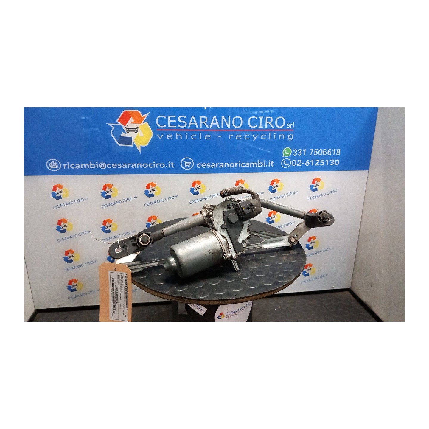 MECCANISMO TERGIPARABREZZA CON MOTORINO 023 ALFA ROMEO MITO (X6) (06/08-06/11) 198A4000 50545277