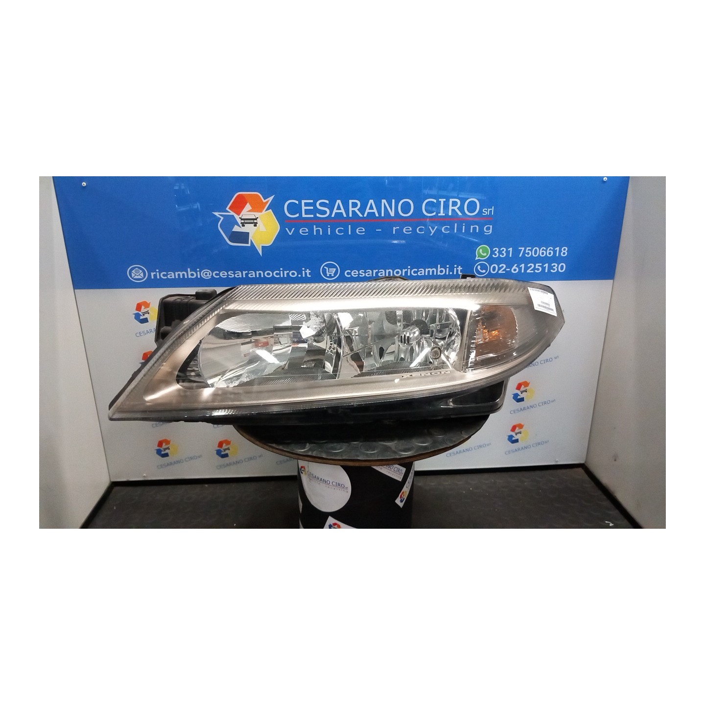 PROIETTORE XENON SX. 027 RENAULT LAGUNA 2A SERIE (03/01-09/07) F4PC7 7701048929
