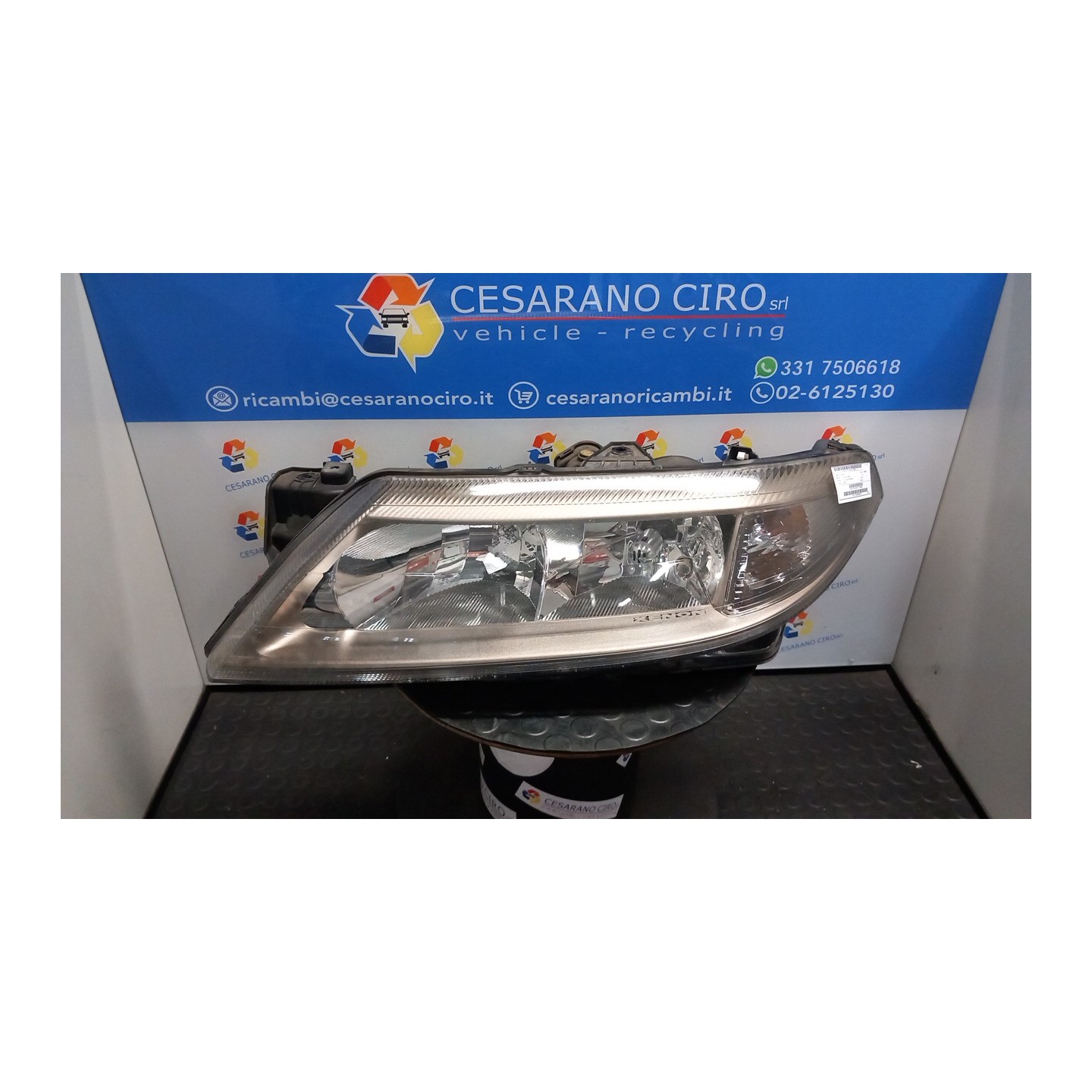 PROIETTORE XENON SX. 027 RENAULT LAGUNA 2A SERIE (03/01-09/07) F4PC7 7701048929