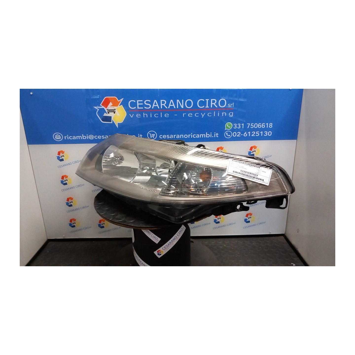 PROIETTORE XENON SX. 027 RENAULT LAGUNA 2A SERIE (03/01-09/07) F4PC7 7701048929