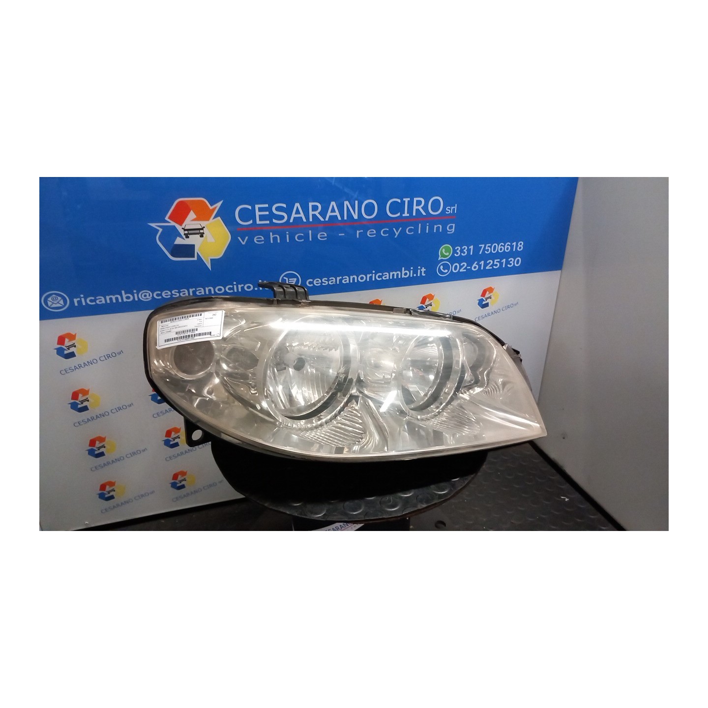 PROIETTORE DX. 029 FIAT PUNTO CLASSIC (2U) (01/07-12/1 188A4000 51760025