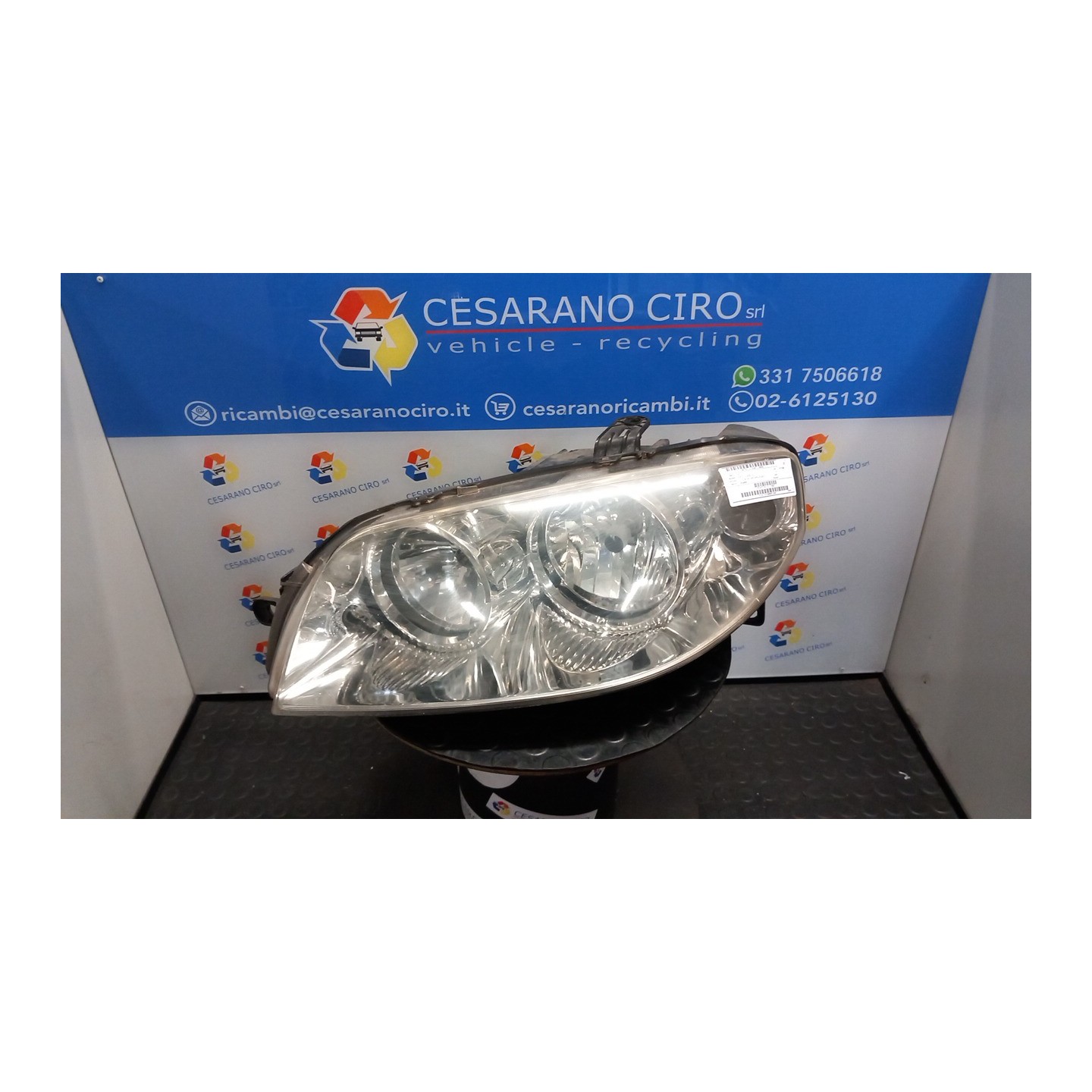 PROIETTORE SX. 030 FIAT PUNTO CLASSIC (2U) (01/07-12/1 188A4000 51760027