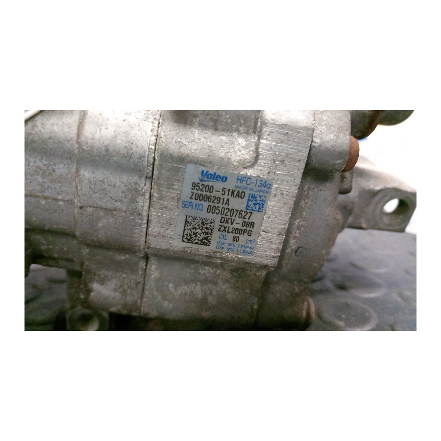COMPRESSORE A/C 046 OPEL AGILA (H08) (01/08-) K12B 93194040