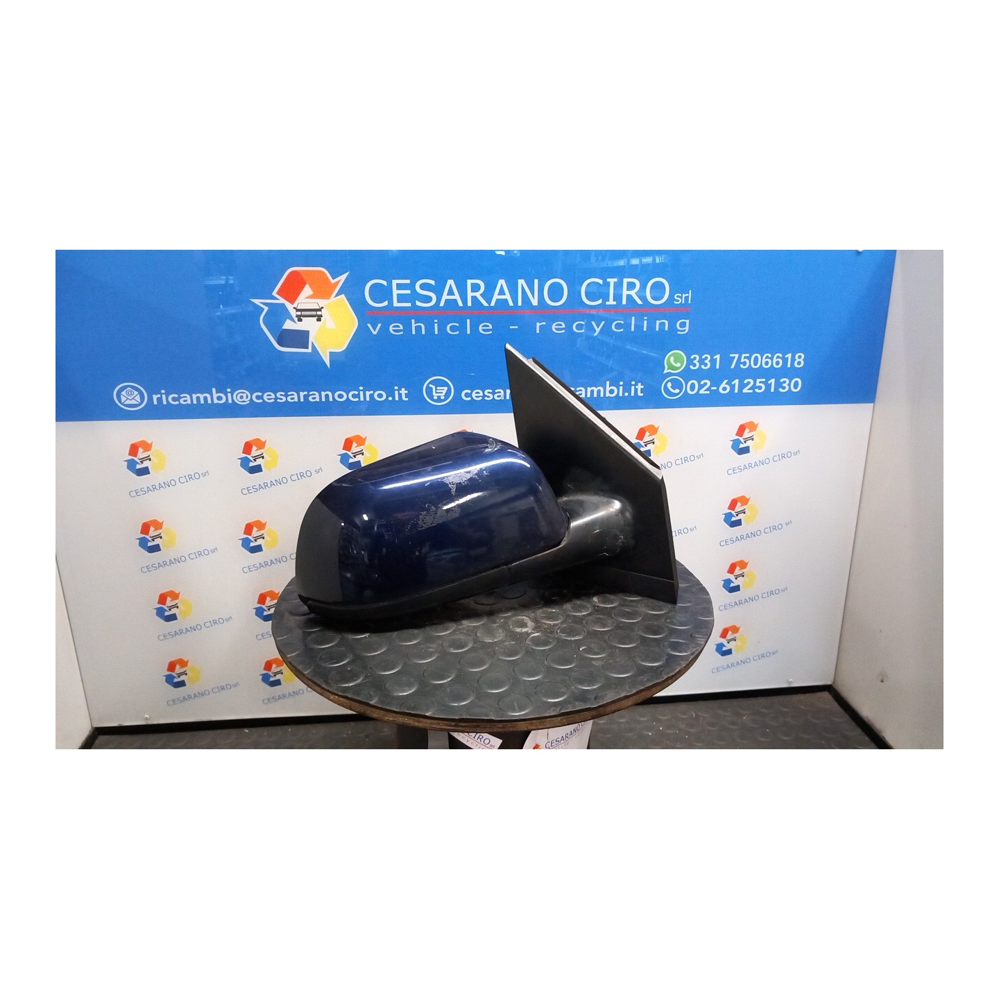 RETROVISORE EST. REGOLAZ. ELETTR. DX. 059 VOLKSWAGEN POLO (9N) (10/01-03/05) BBY 6Q1857508G01C