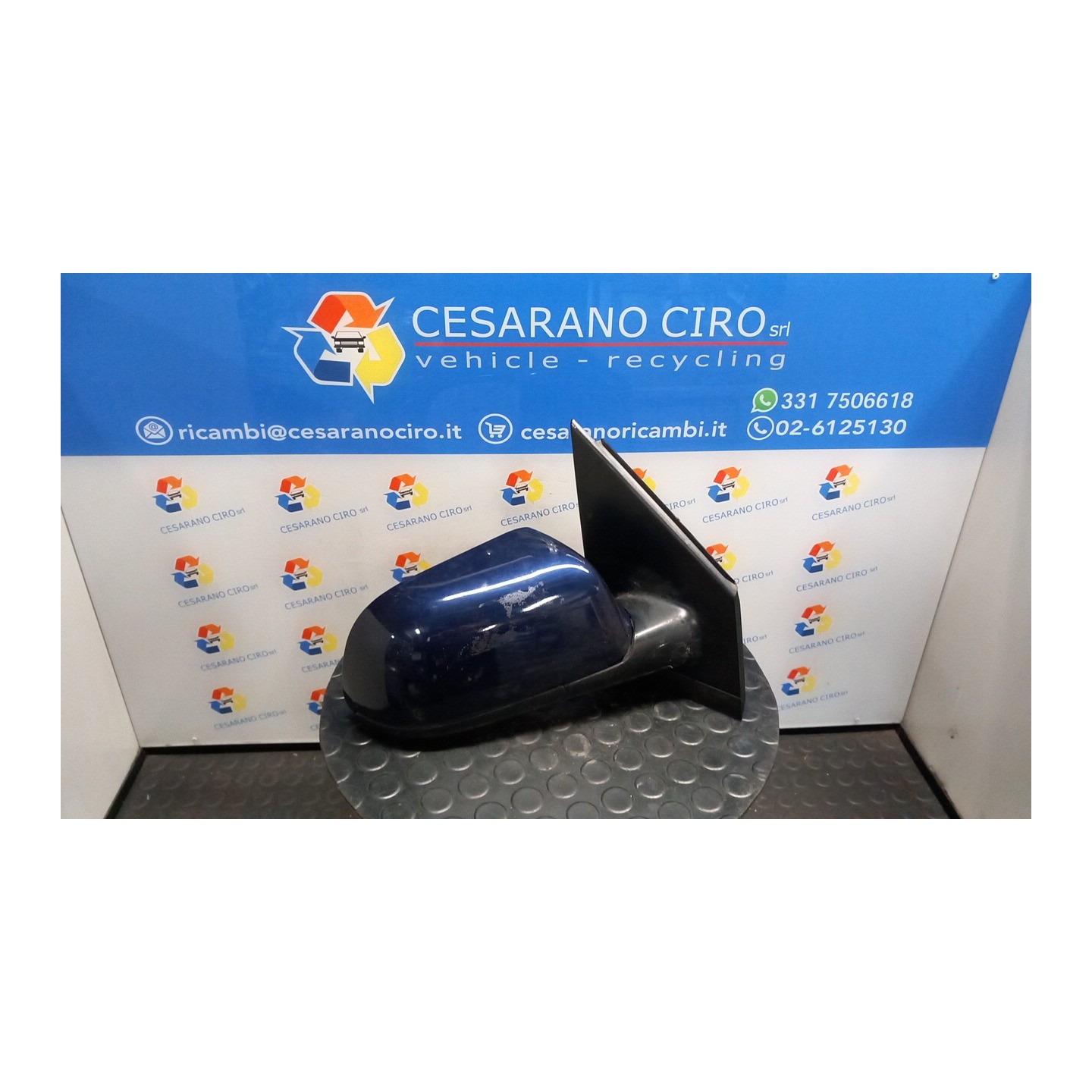 RETROVISORE EST. REGOLAZ. ELETTR. DX. 059 VOLKSWAGEN POLO (9N) (10/01-03/05) BBY 6Q1857508G01C