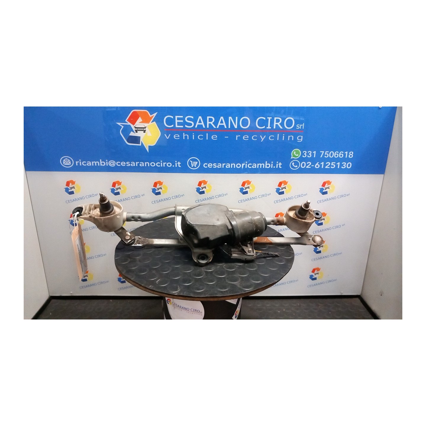MECCANISMO TERGIPARABREZZA CON MOTORINO 071 OPEL AGILA (H08) (01/08-) K12B 95517286