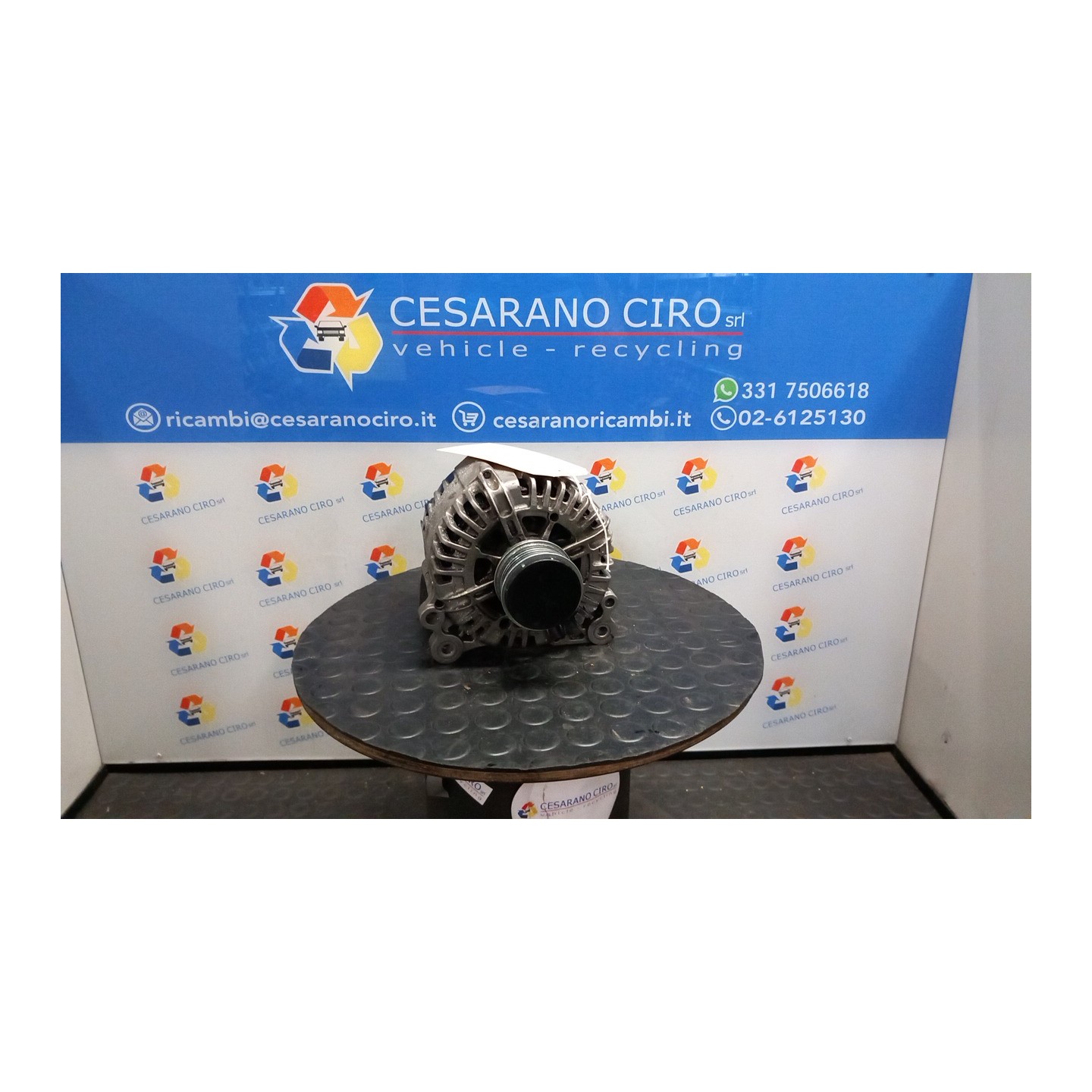 ALTERNATORE 140AMP VALEO ROTAZ. 034 VOLKSWAGEN GOLF (1K) (10/03-12/09) BSE 06F903023HX