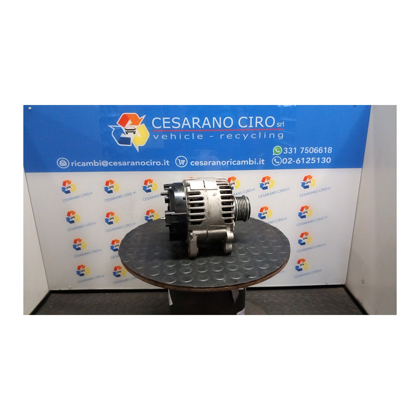 ALTERNATORE 140AMP VALEO ROTAZ. 034 VOLKSWAGEN GOLF (1K) (10/03-12/09) BSE 06F903023HX