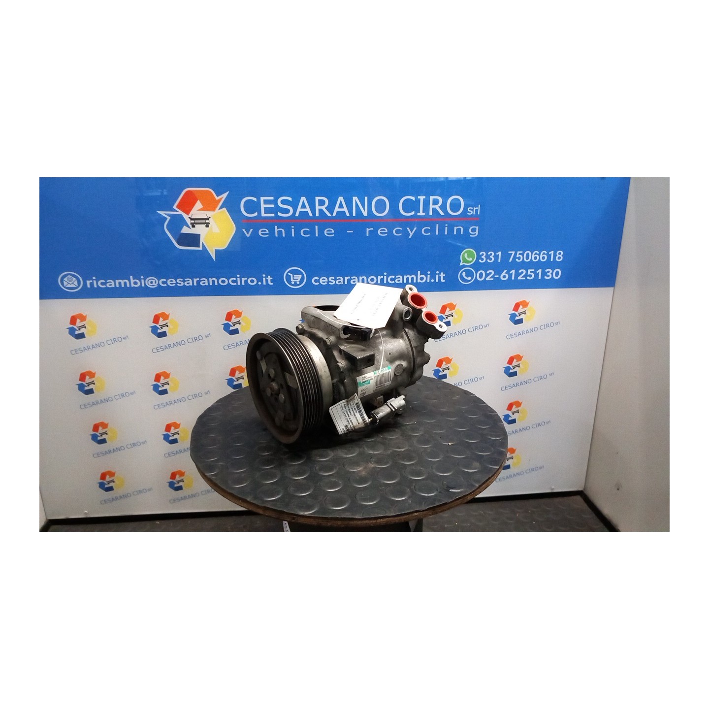 COMPRESSORE A/C 011 RENAULT LAGUNA 3A SERIE (09/07-) M9RA8 8200890987