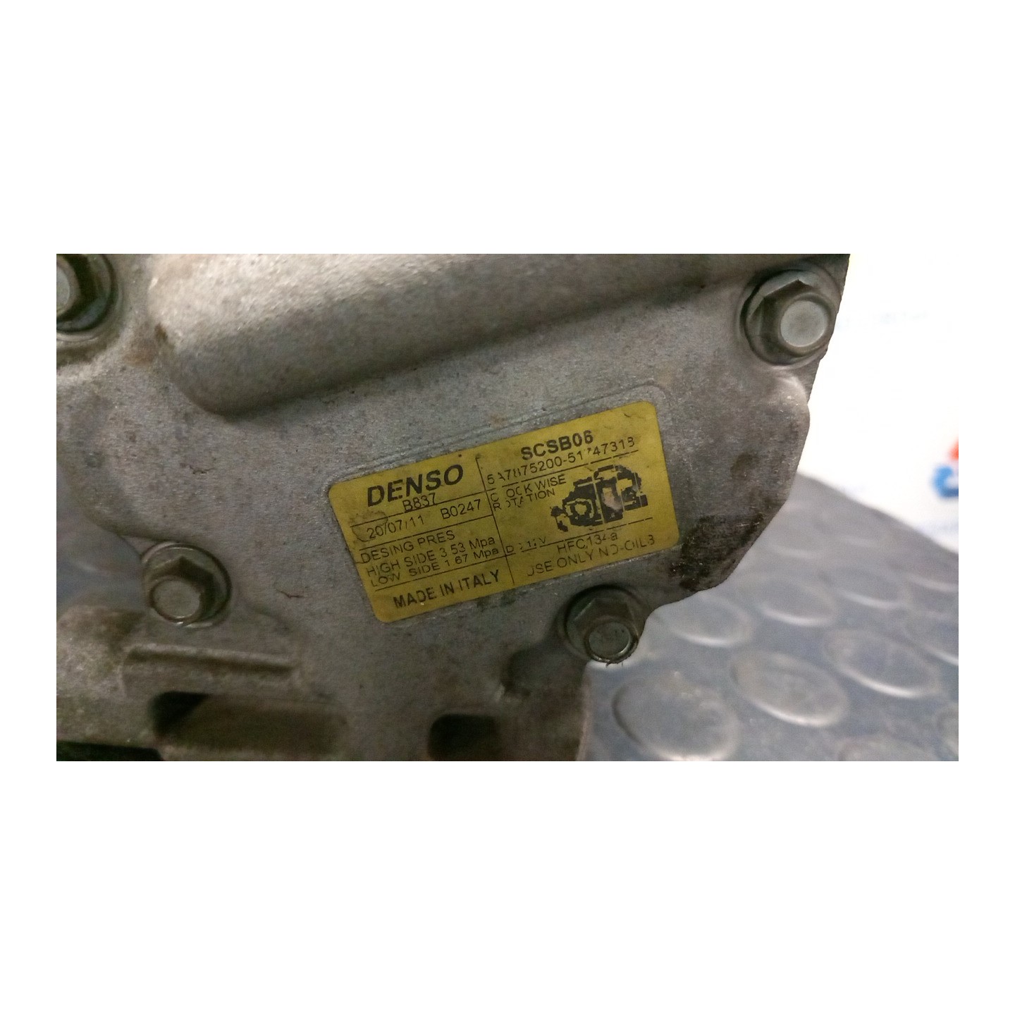 COMPRESSORE A/C 014 LANCIA YPSILON (TI) (12/08-06/13) 169A4000 51746931