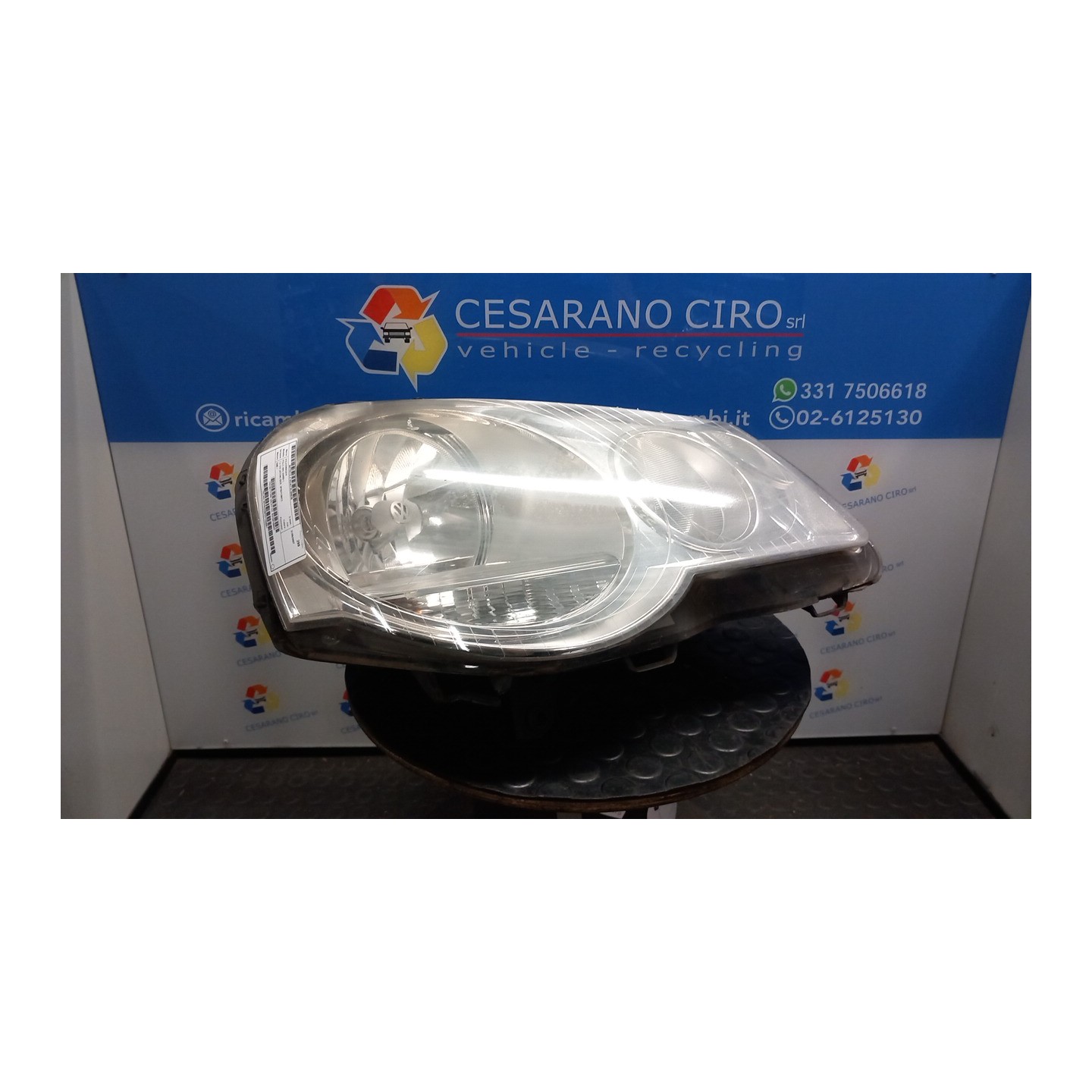 PROIETTORE VALEO DX. 036 VOLKSWAGEN POLO (9N) (04/05-) BME 6Q1941008AT