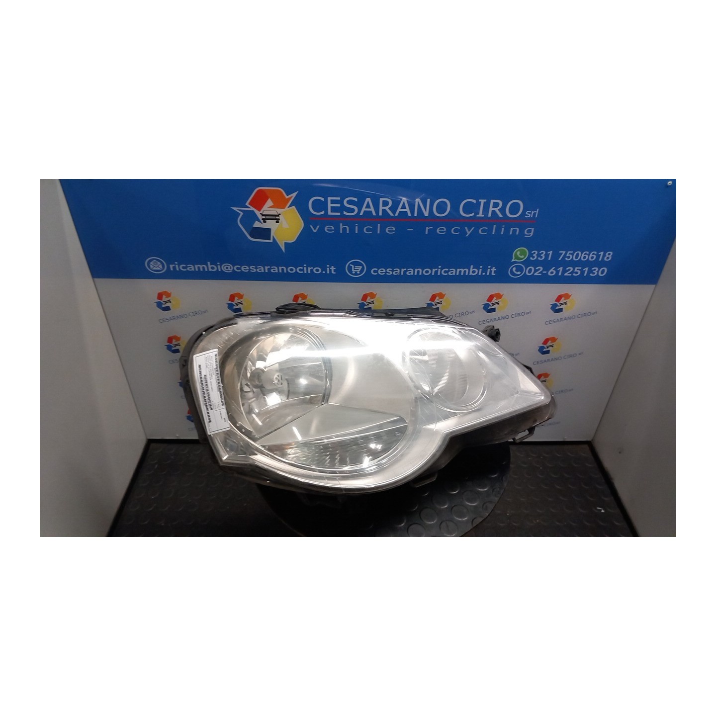 PROIETTORE VALEO DX. 036 VOLKSWAGEN POLO (9N) (04/05-) BME 6Q1941008AT