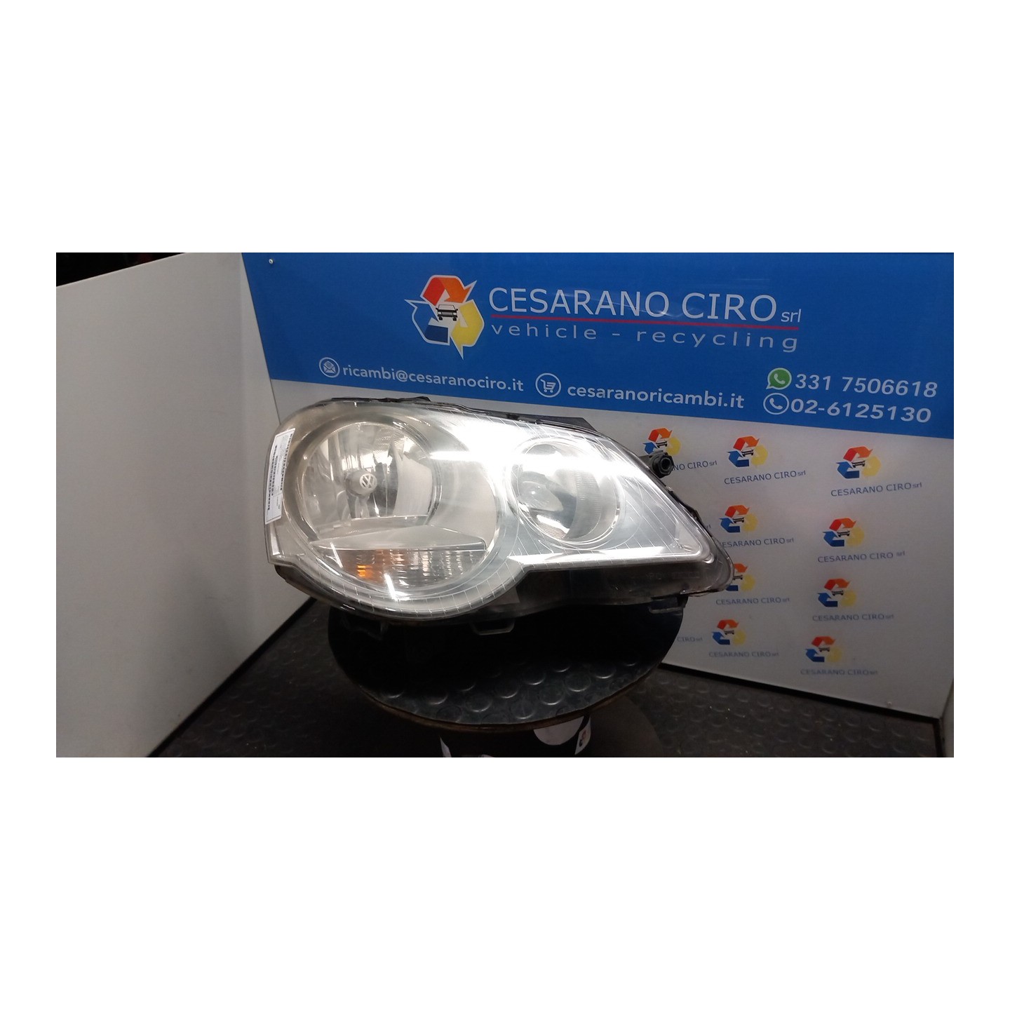 PROIETTORE VALEO DX. 036 VOLKSWAGEN POLO (9N) (04/05-) BME 6Q1941008AT