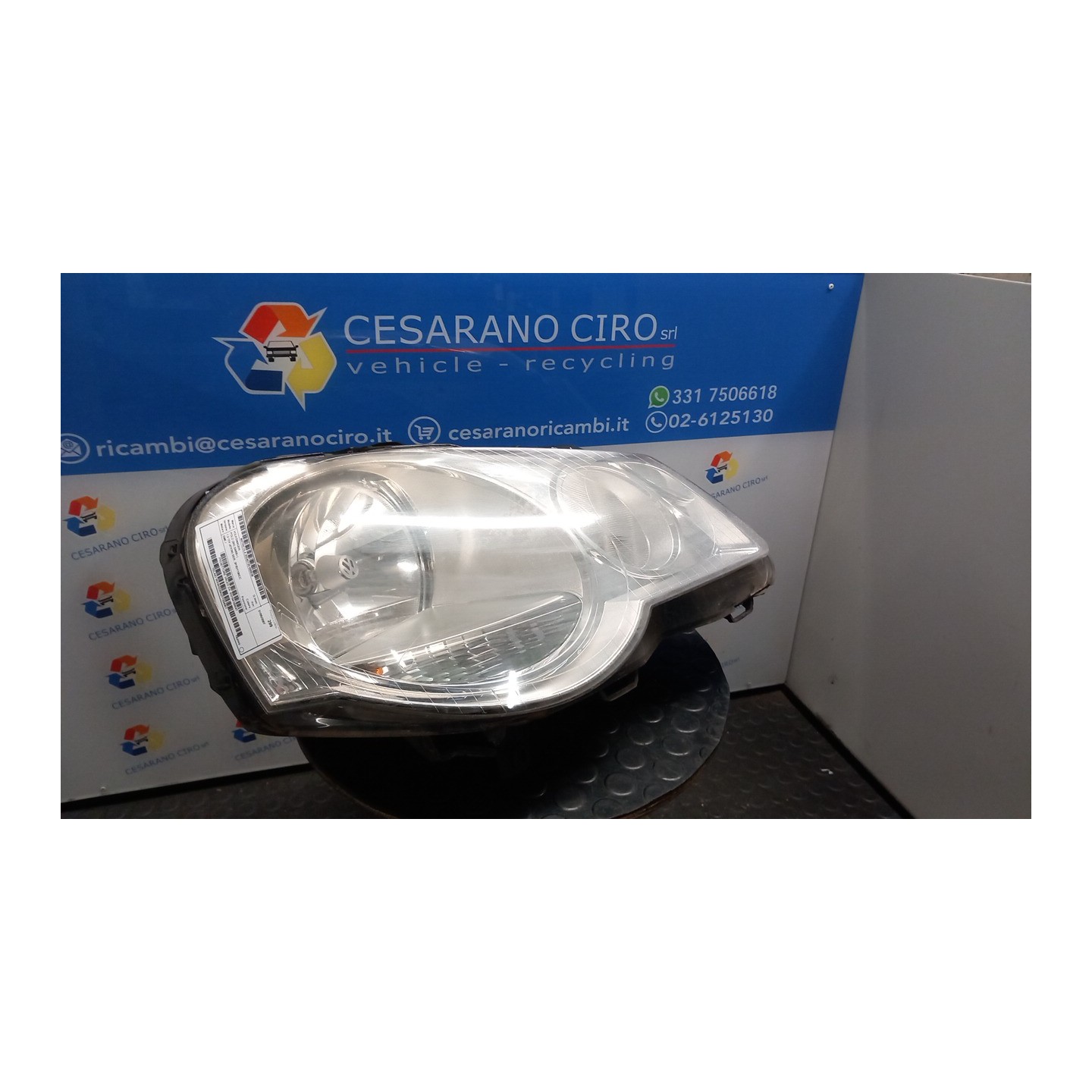 PROIETTORE VALEO DX. 036 VOLKSWAGEN POLO (9N) (04/05-) BME 6Q1941008AT