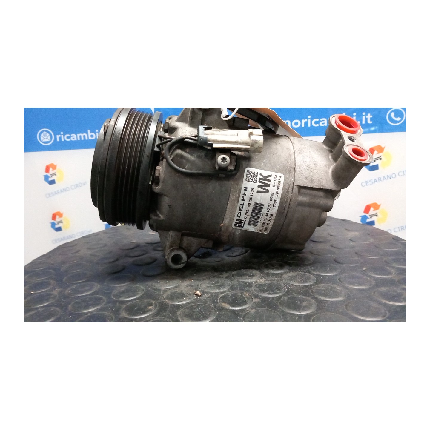 COMPRESSORE A/C 027 OPEL MERIVA (X03) (03/03-12/10) Z16XEP 93190814