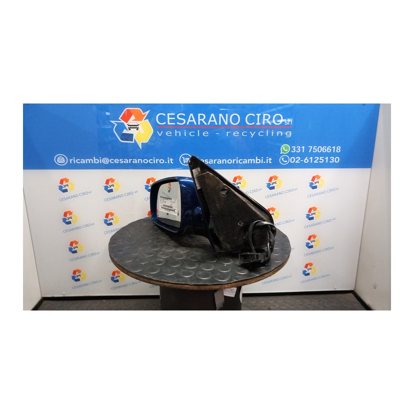 RETROVISORE EST. REGOLAZ. ELETTR. RIPIEGHEVOLE ELET. SX. 038 VOLKSWAGEN GOLF (1J) (09/97-03/06) BCB 1J1857508F01C