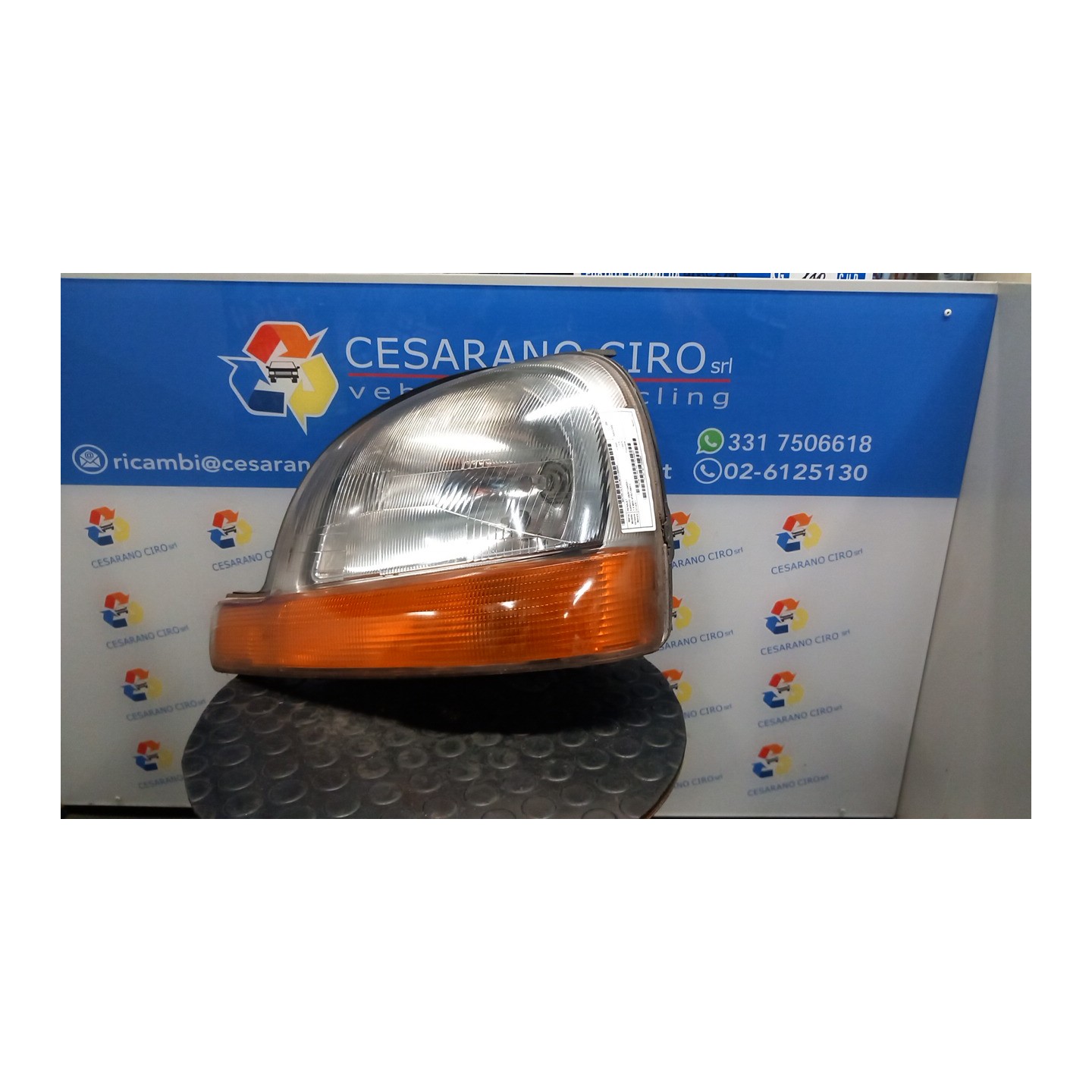 PROIETTORE SX. 056 RENAULT KANGOO (08/97-04/03) E7JC6 7701044037