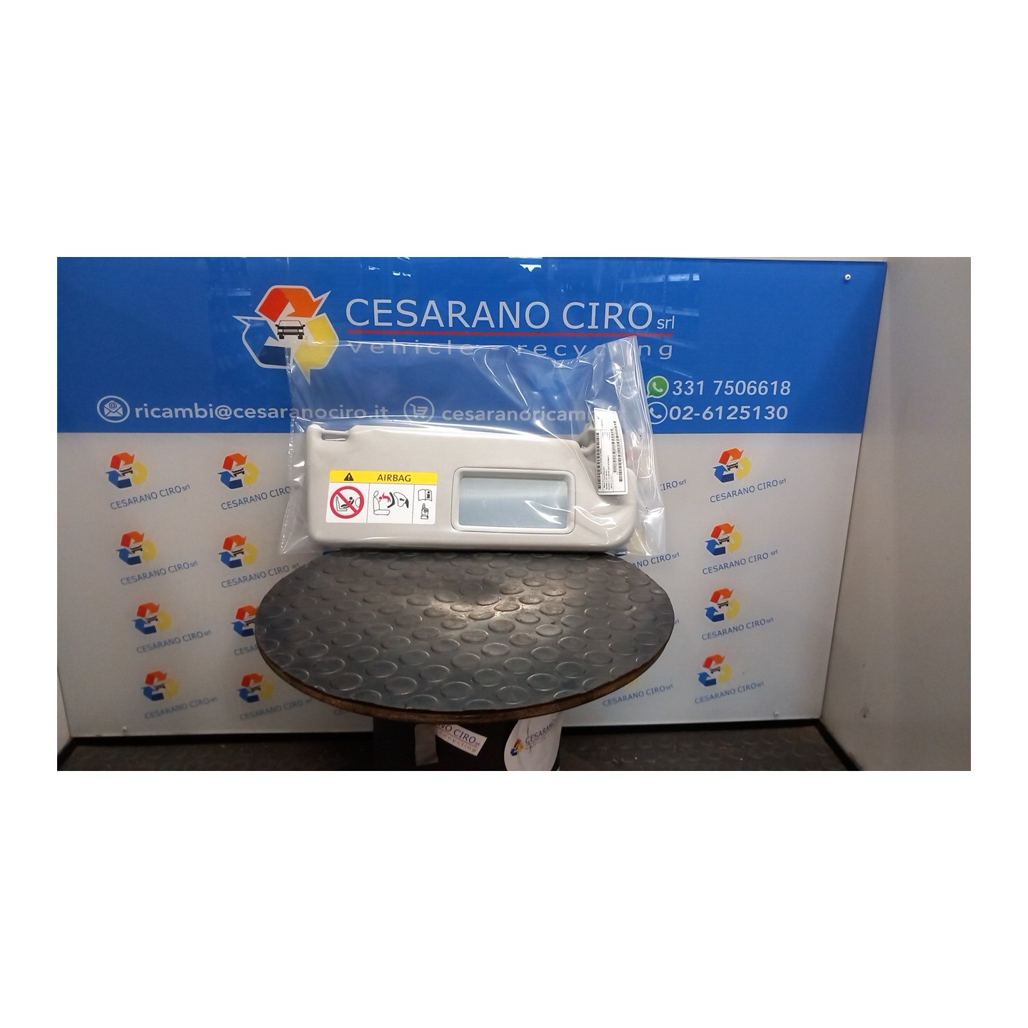 ALETTA PARASOLE PARABREZZA DX. 063 VOLKSWAGEN UP! (06/16-) CHY 6RU857552C3H8