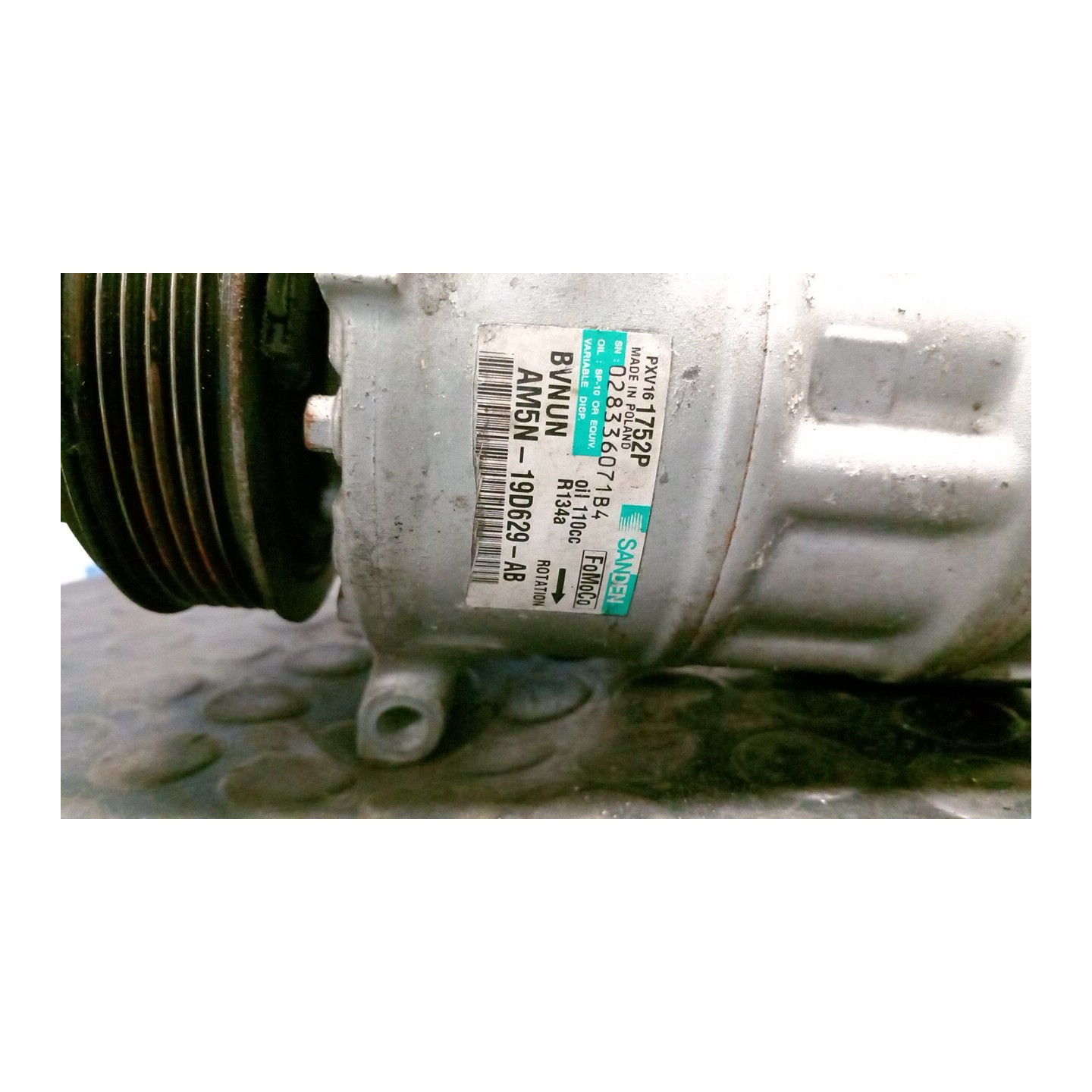 COMPRESSORE A/C 040 FORD C-MAX (CB7) (09/10-05/15) T1DB 1722070