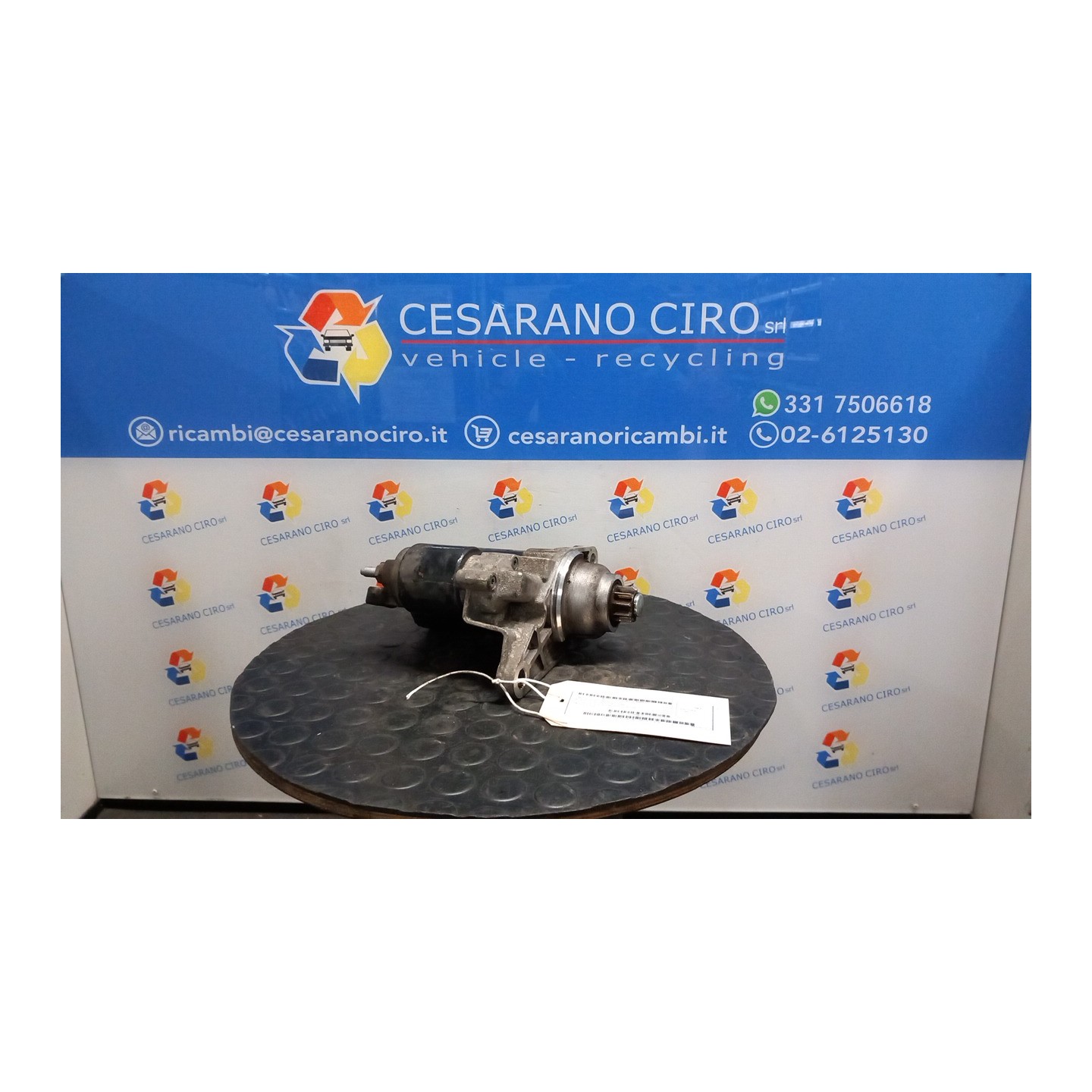 MOTORINO AVVIAMENTO 055 VOLKSWAGEN POLO (9N) (10/01-03/05) AZQ 02T911023G