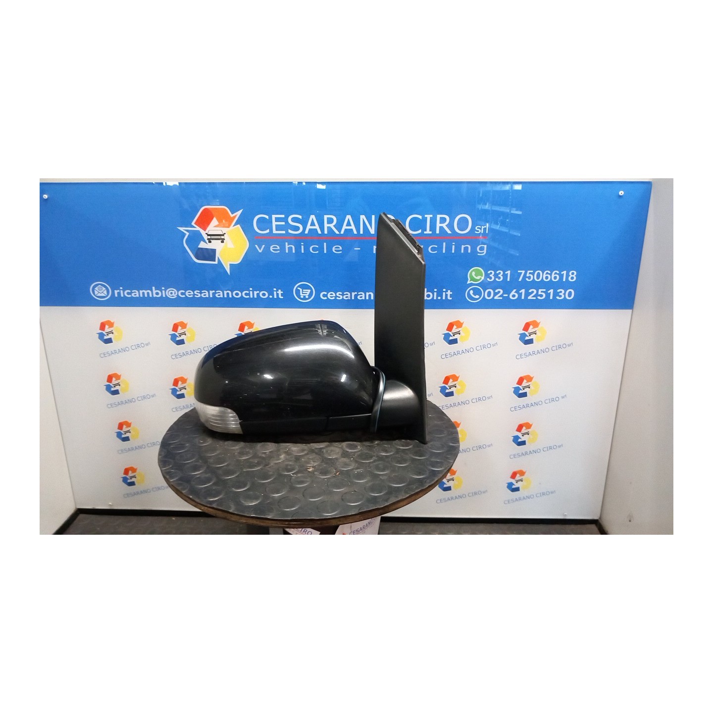 RETROVISORE EST. REGOLAZ. ELETTR. RICHIUDIBILI DX. 015 VOLKSWAGEN TOURAN (1T) (02/03-11/10) AZV 1T1857508M9B9