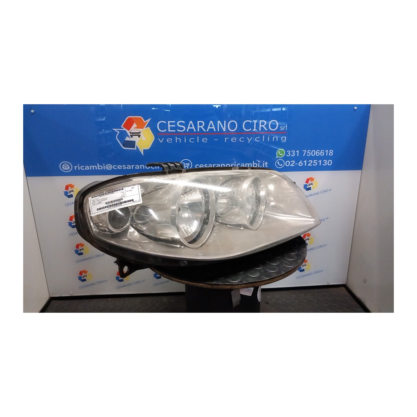 PROIETTORE DX. 058 FIAT PUNTO CLASSIC (2U) (01/07-12/1 188A4000 51760025