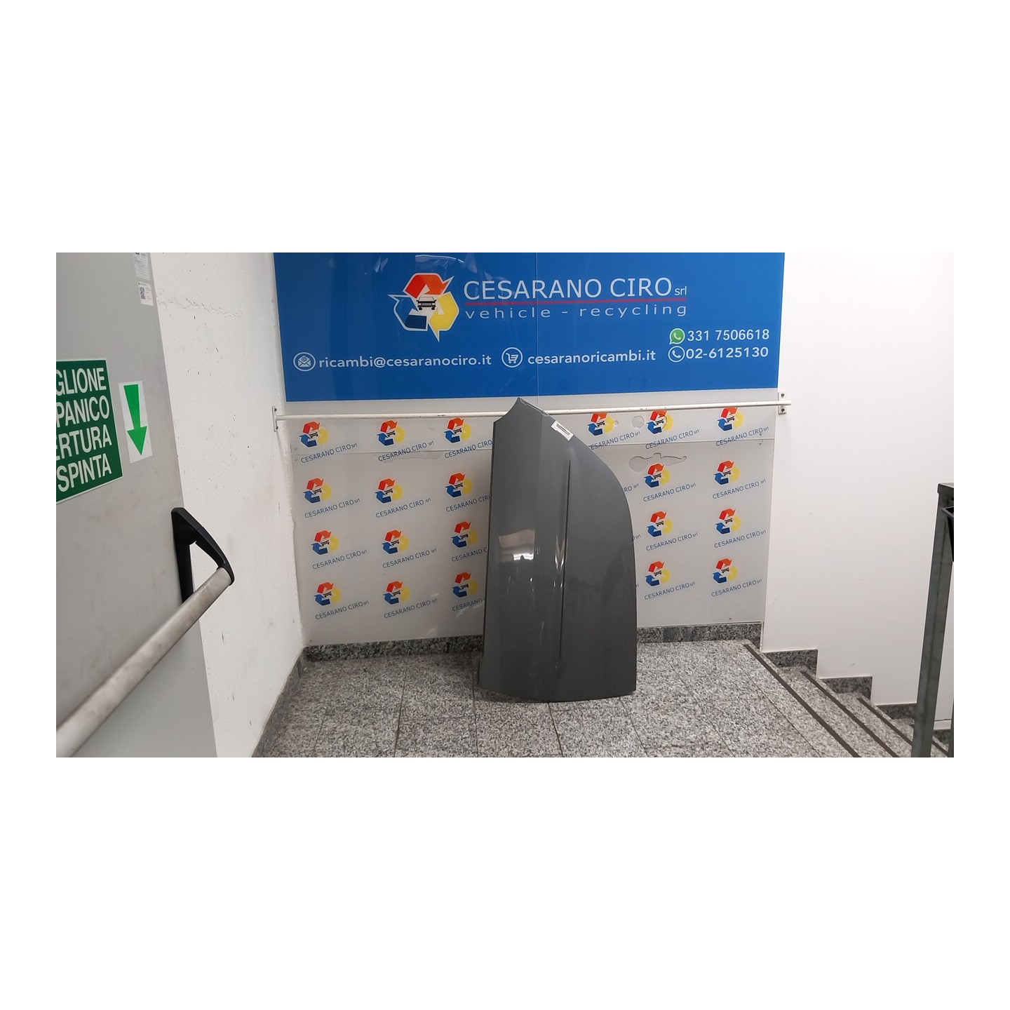PANNELLO EST. PORTA ANT. GRIGIO METAL EAD SX. 083 SMART FORTWO (A/C450) (01/04-10/07) 15 Q0000504V010C50L00